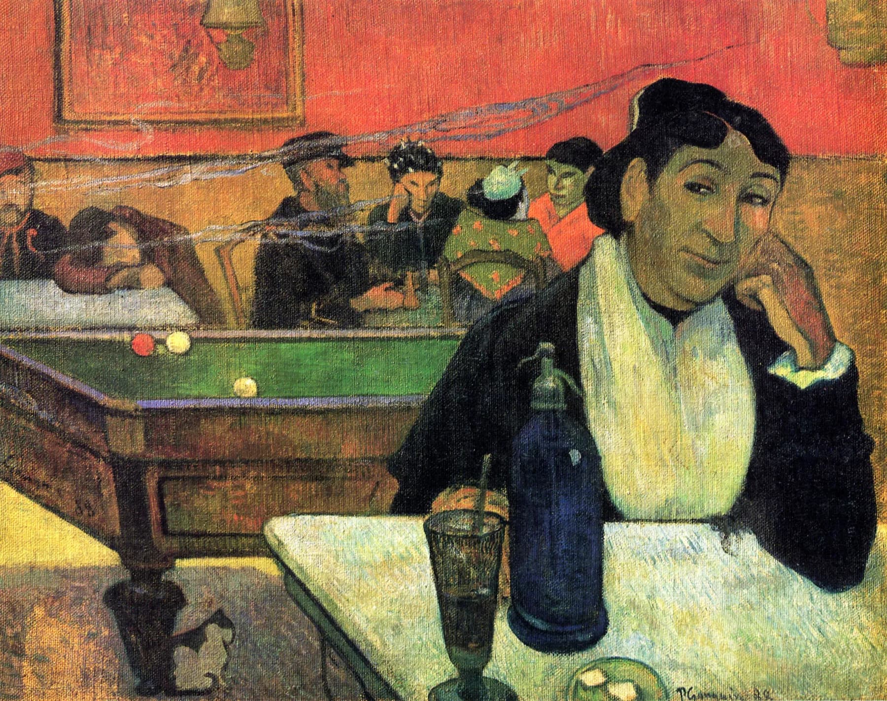 El Cafe de Noche en Arles - Paul Gauguin