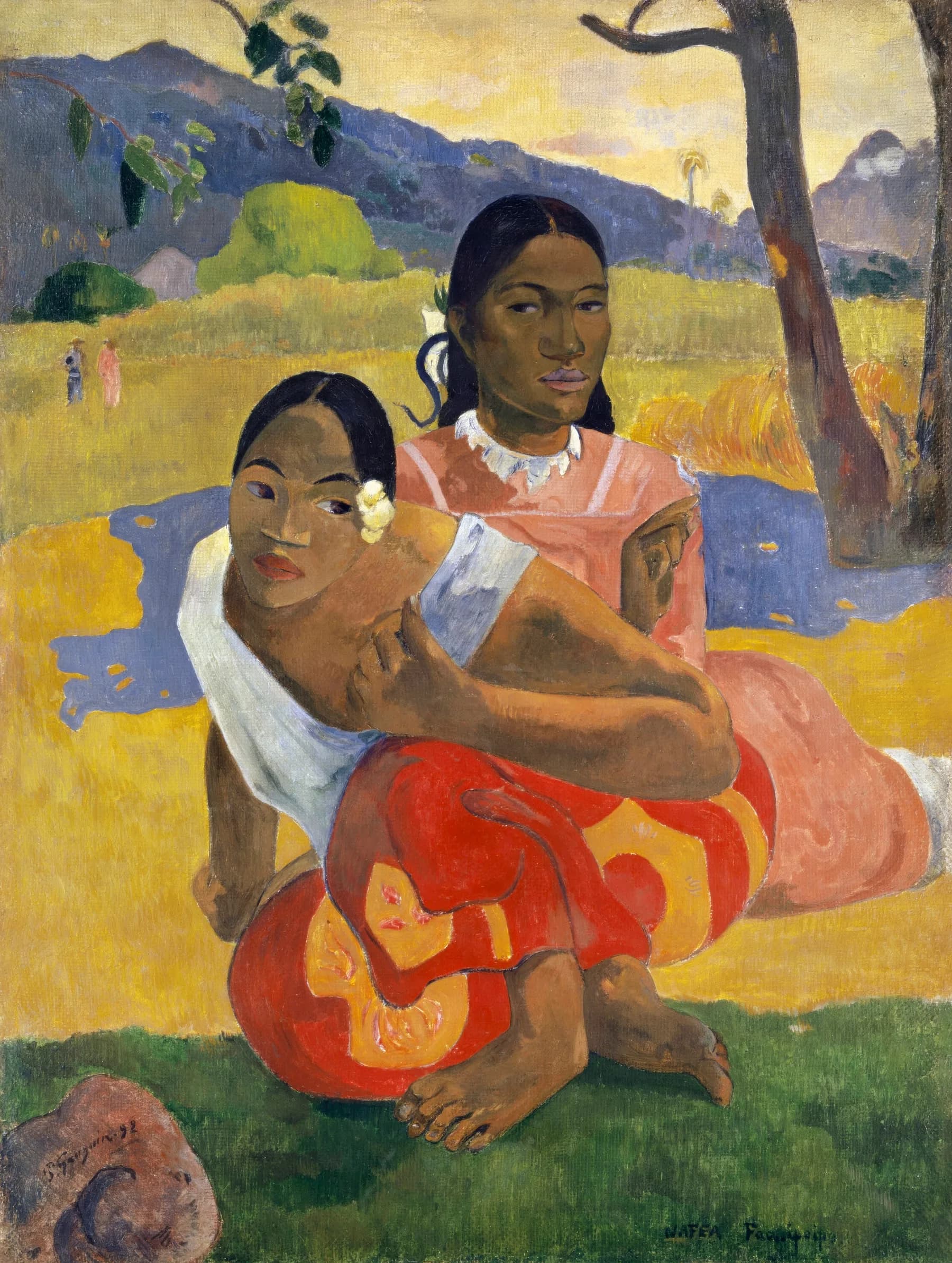 Dos Mujeres Tahitianas - Paul Gauguin