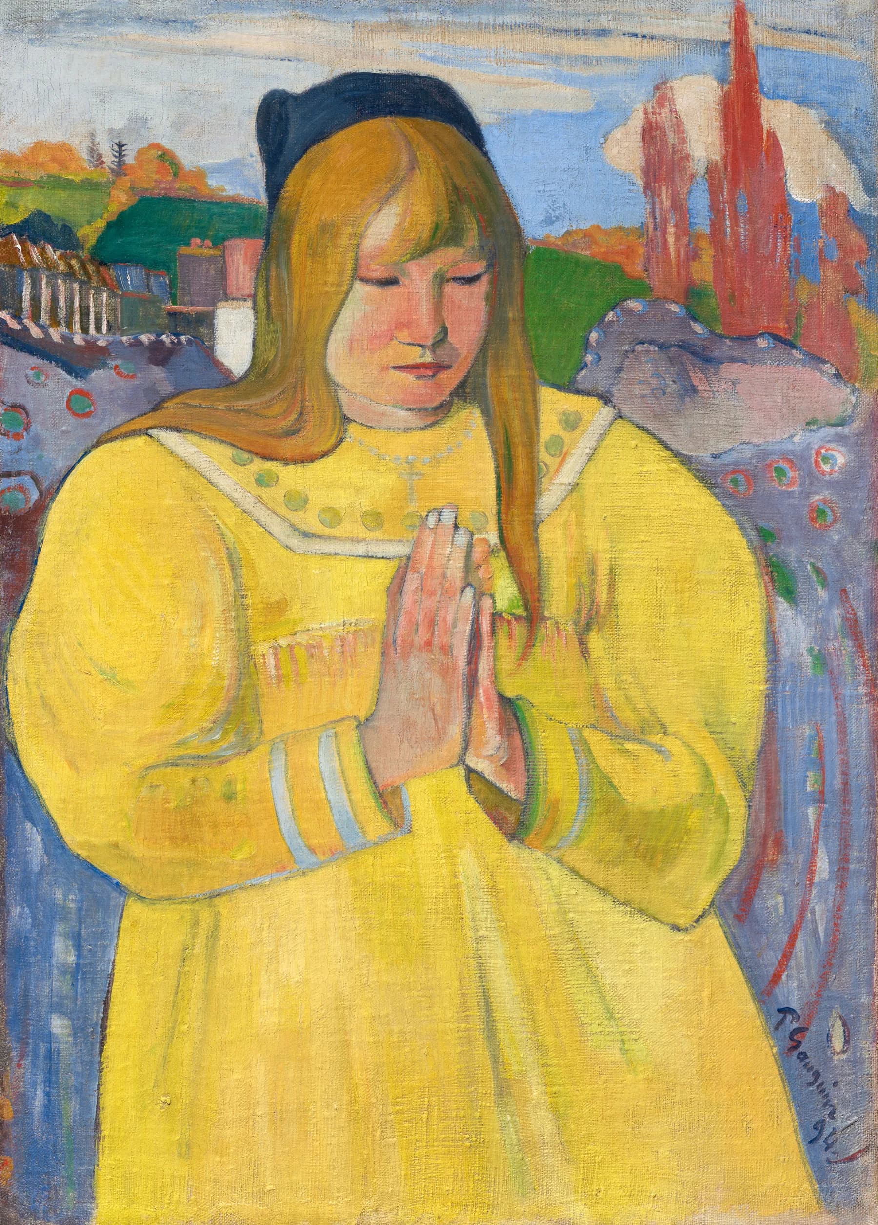 Nina Bretona Rezando - Paul Gauguin