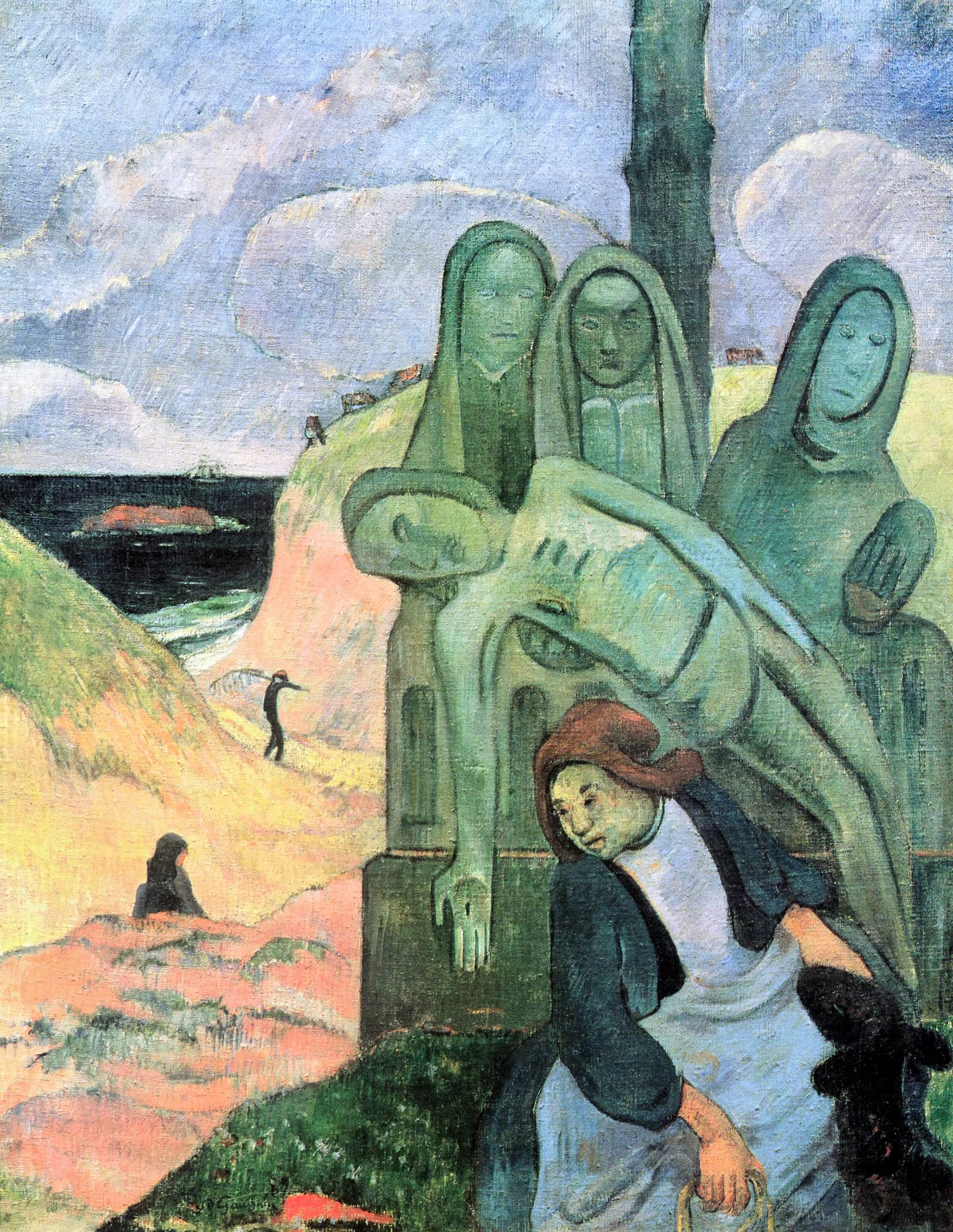 El Cristo Verde - Paul Gauguin