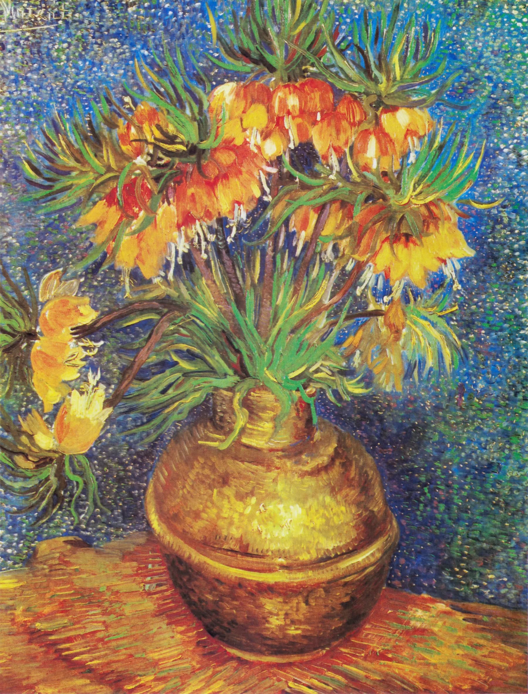 Fritillarias en Jarron de Cobre - Van Gogh
