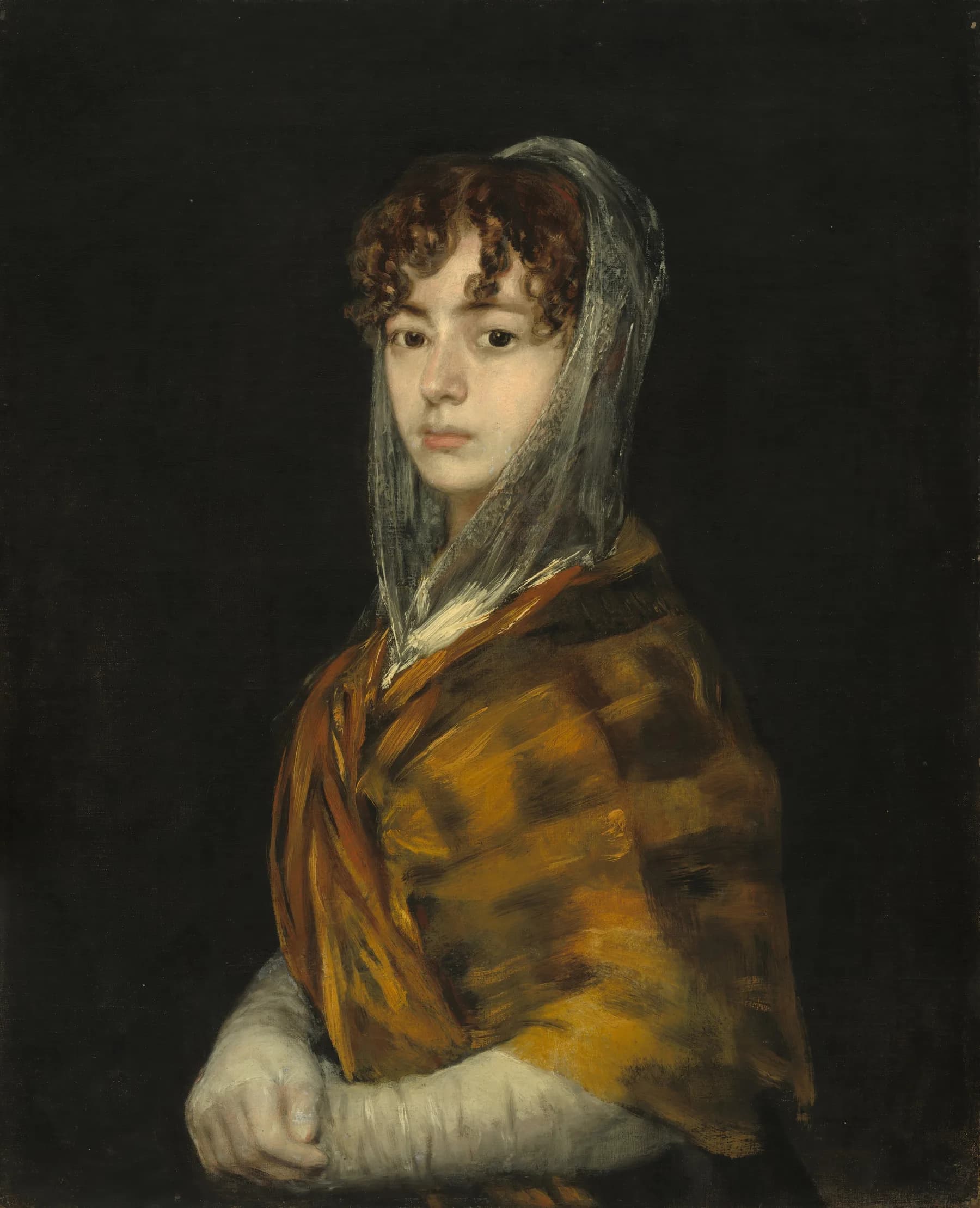 Retrato de Mujer con Chal - Francisco de Goya