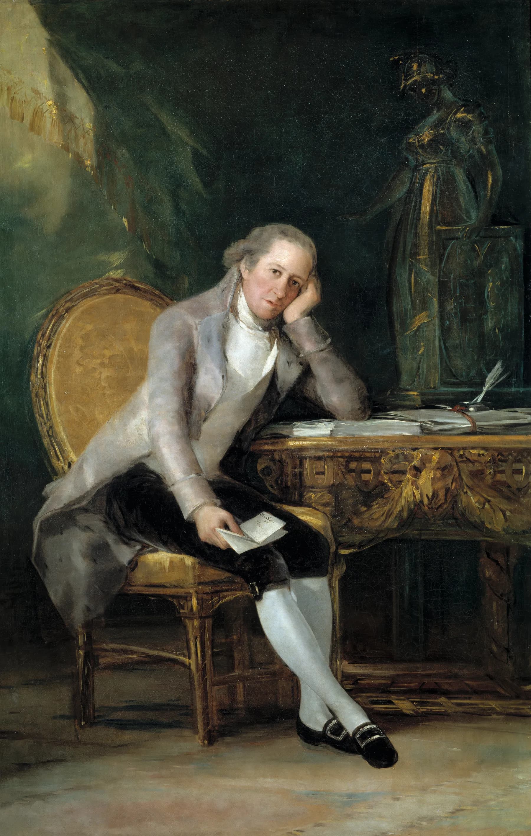 Retrato de Caballero en su Escritorio - Francisco de Goya
