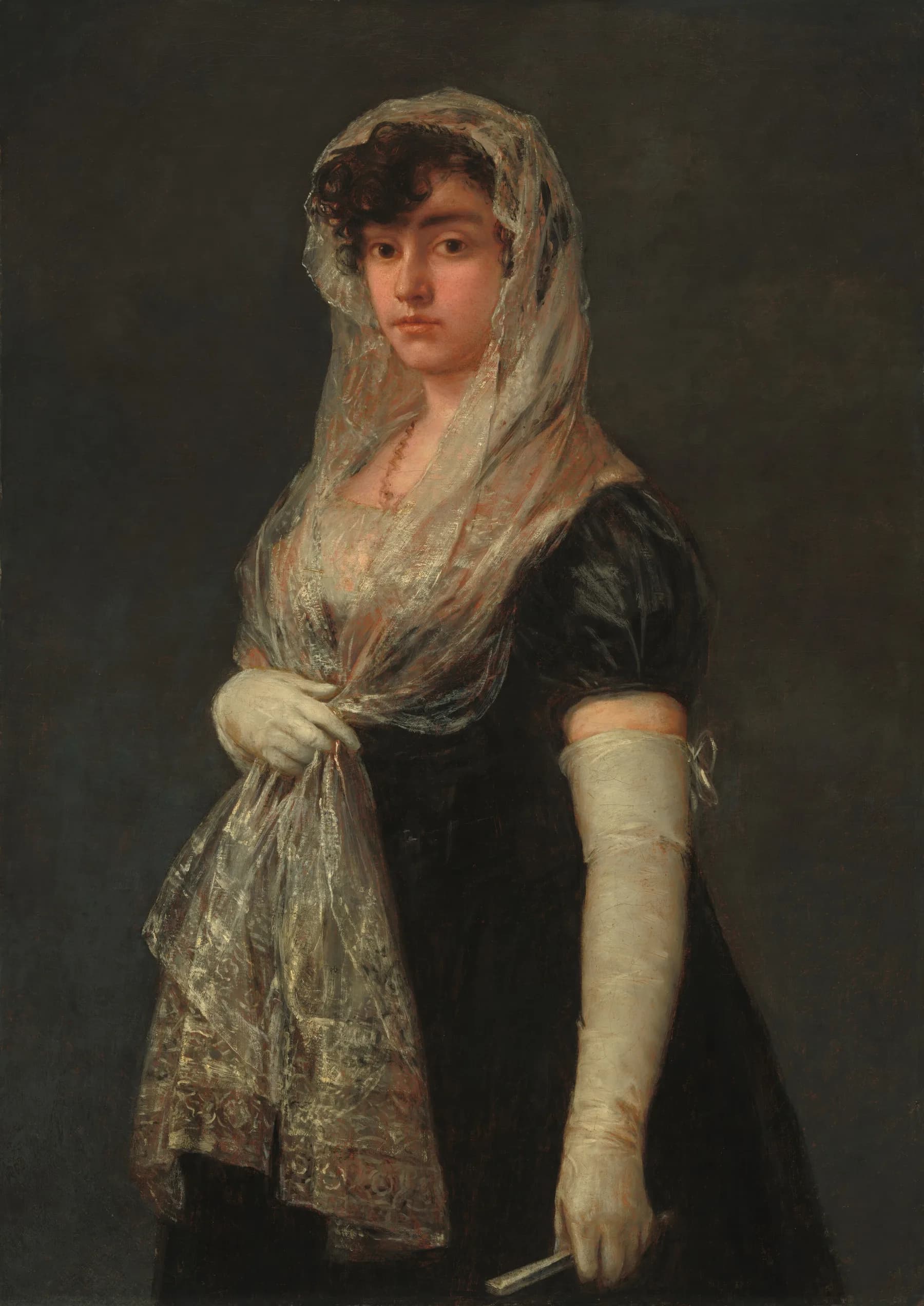 Retrato de Dama de Luto - Francisco de Goya