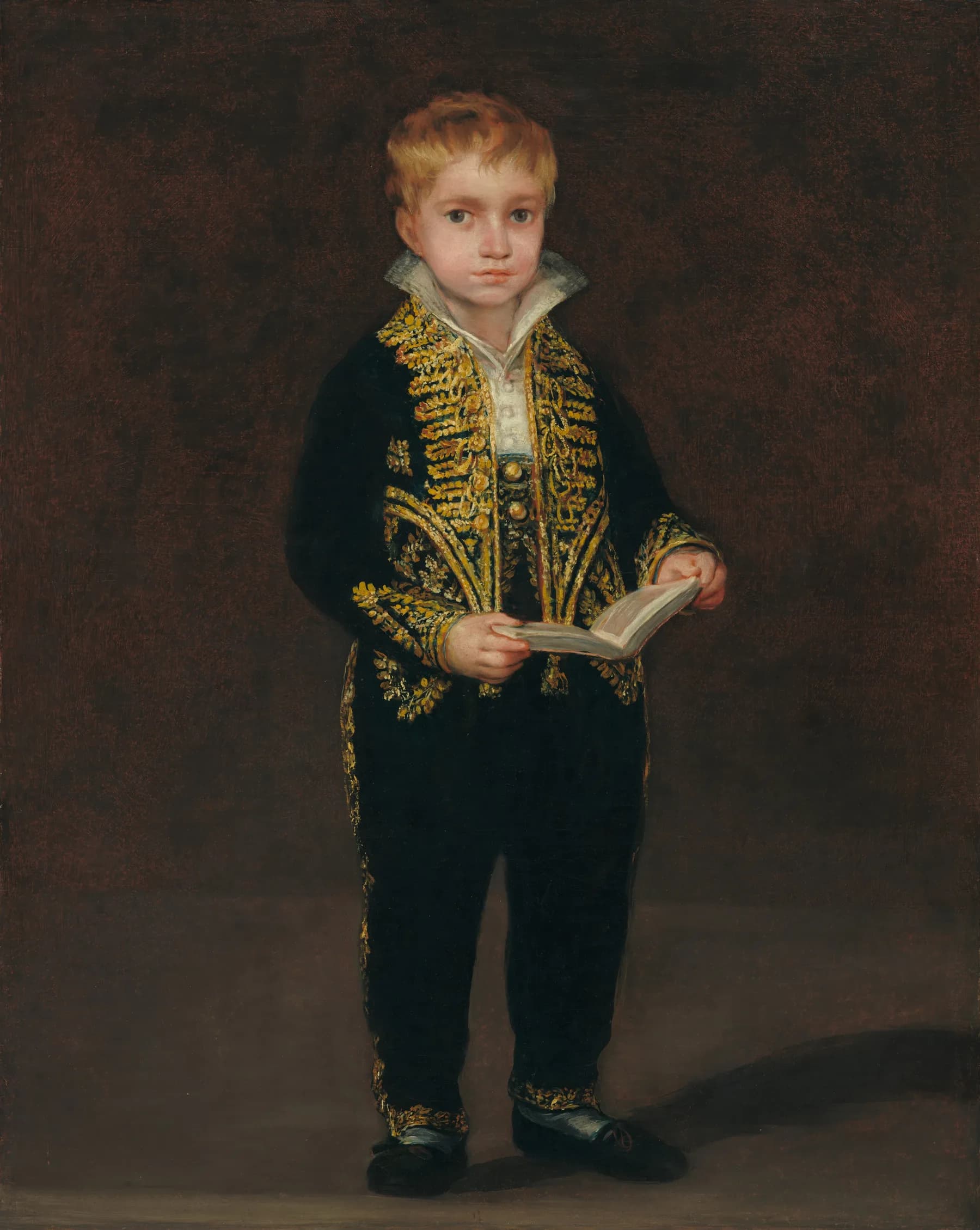 Retrato de Nino con Traje Verde - Francisco de Goya