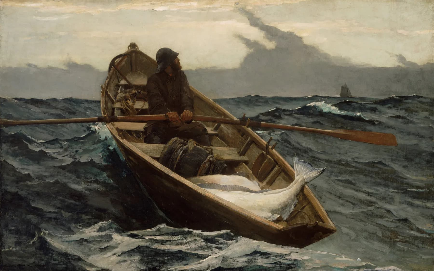 El Pescador Solitario - Winslow Homer