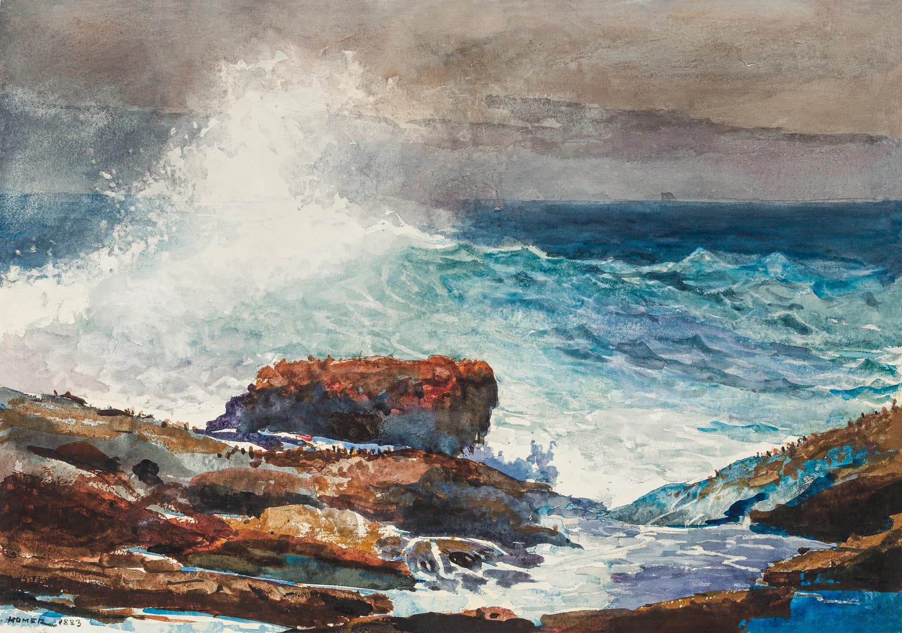 Costa Rocosa - Winslow Homer