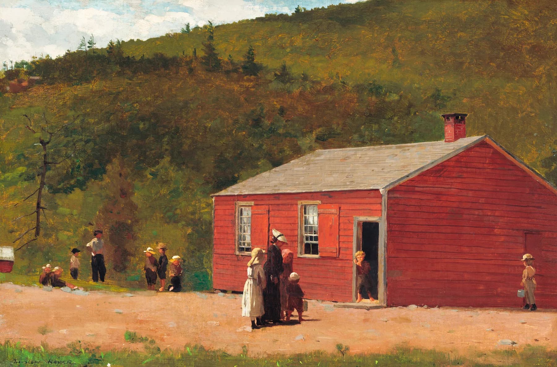 La Escuela Roja - Winslow Homer