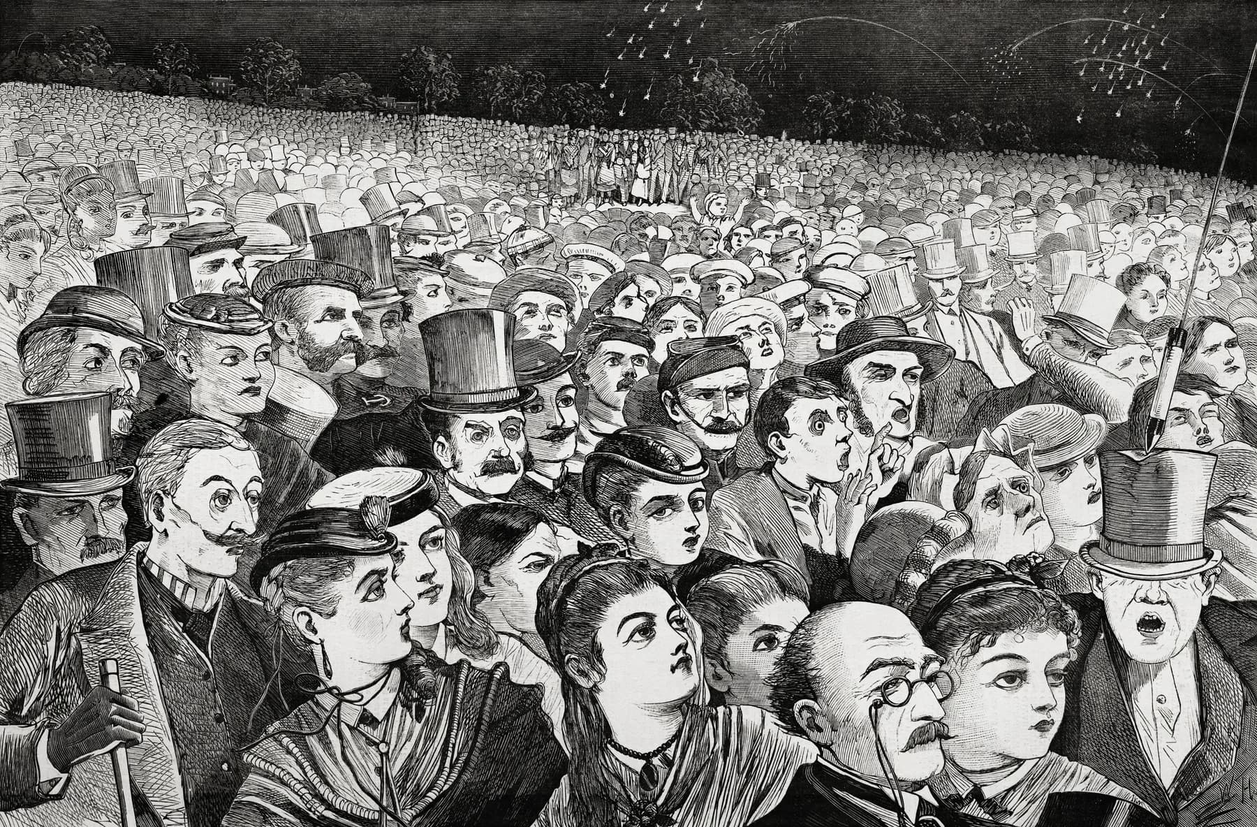 Multitud Observando - Winslow Homer
