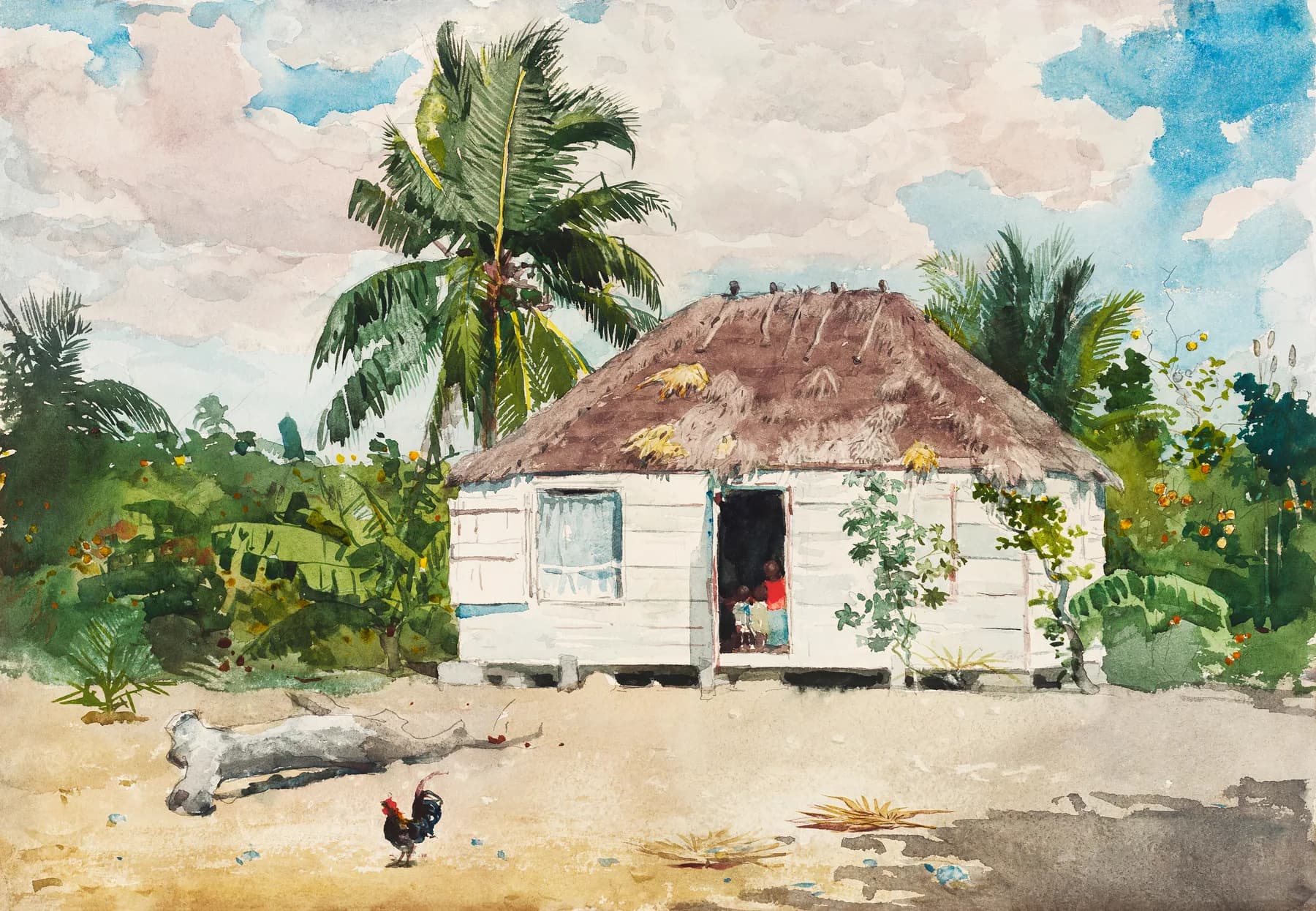 Cabana Tropical - Winslow Homer
