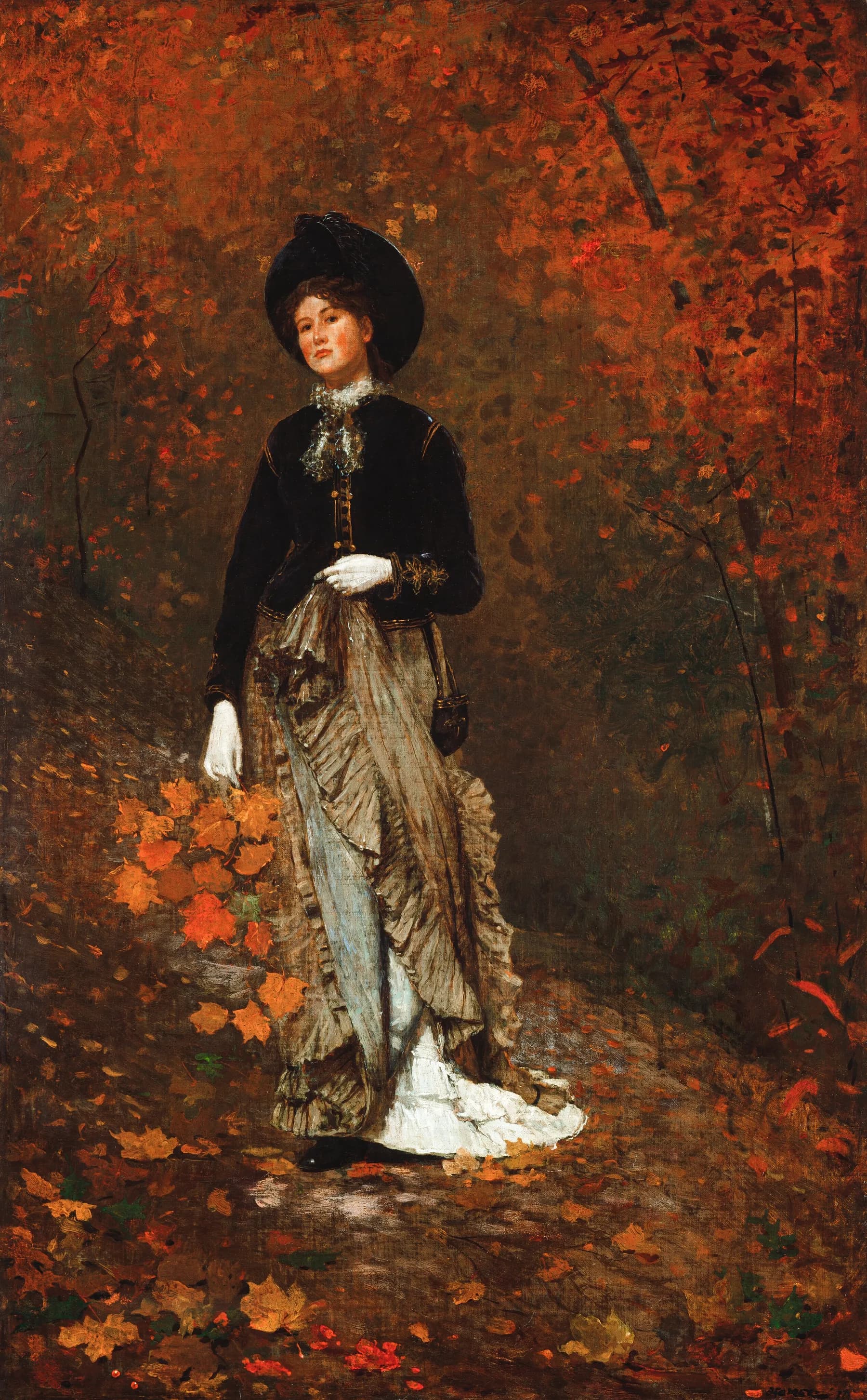 Retrato de Dama Elegante - Winslow Homer