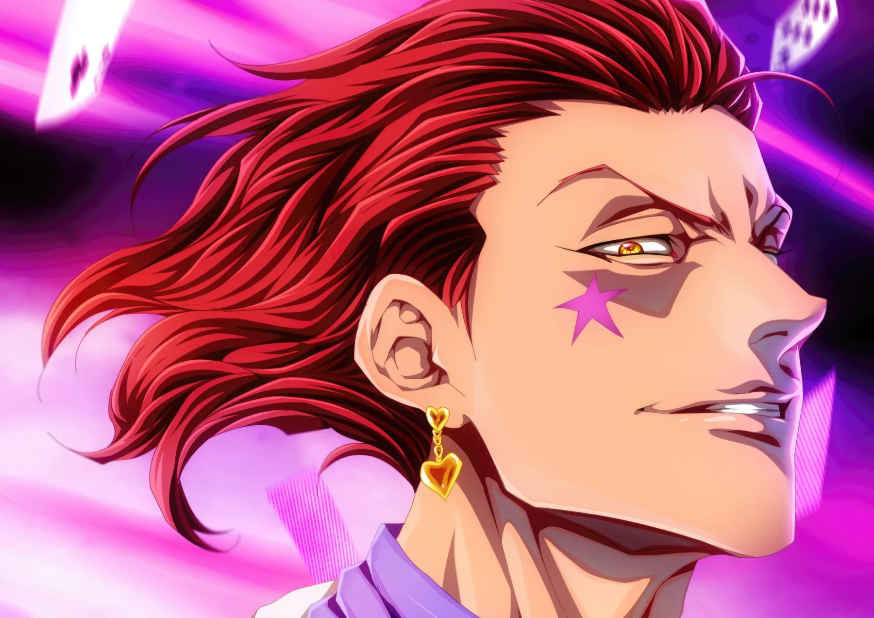 Hisoka Morow Perfil con Cartas
