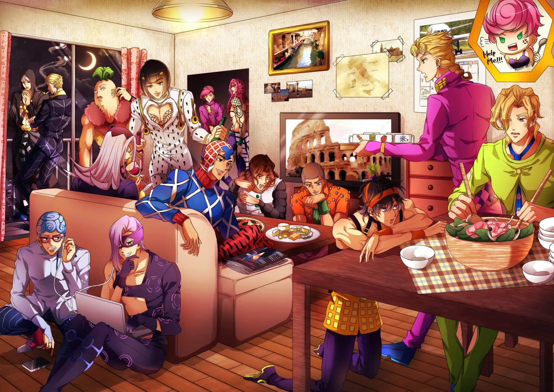 JoJo Golden Wind Grupo