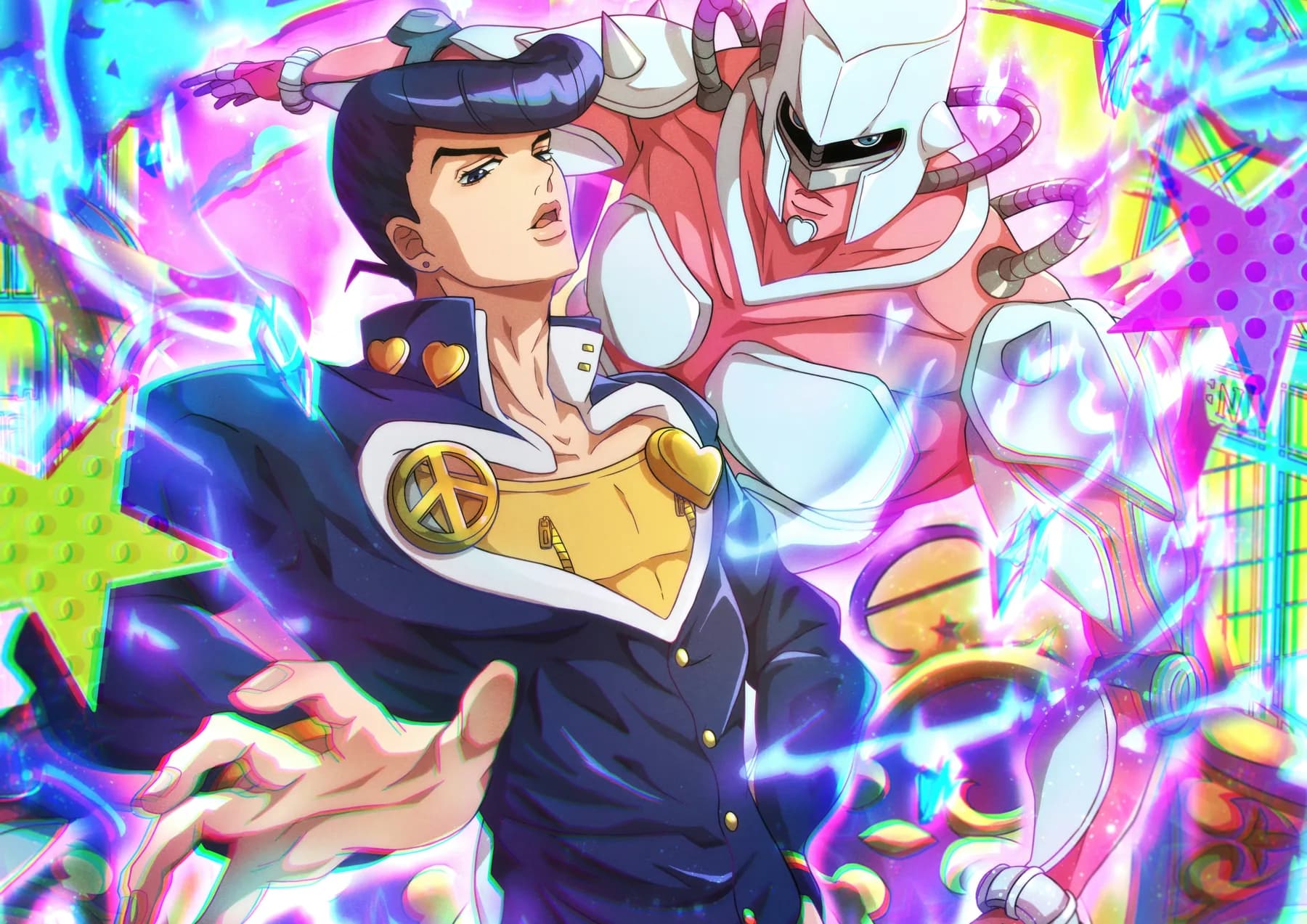 Josuke Higashikata y Crazy Diamond