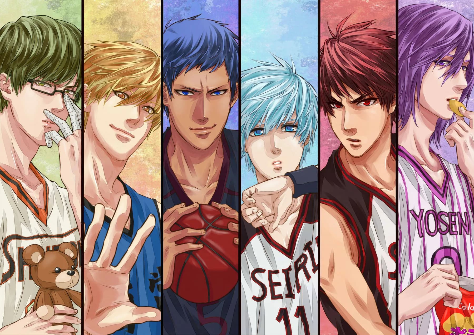 Kuroko no Basket Retratos Generación de Milagros