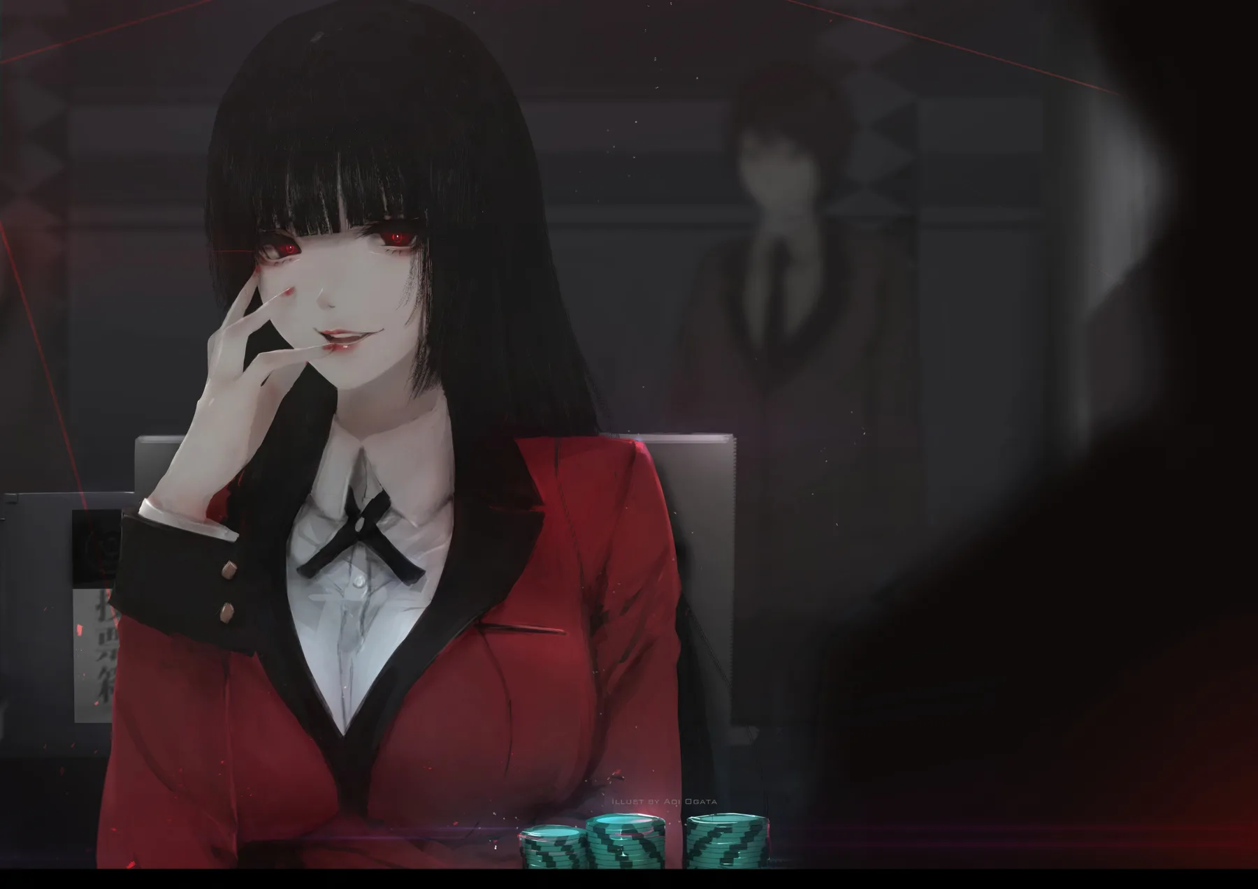 Yumeko Jabami en la Oscuridad