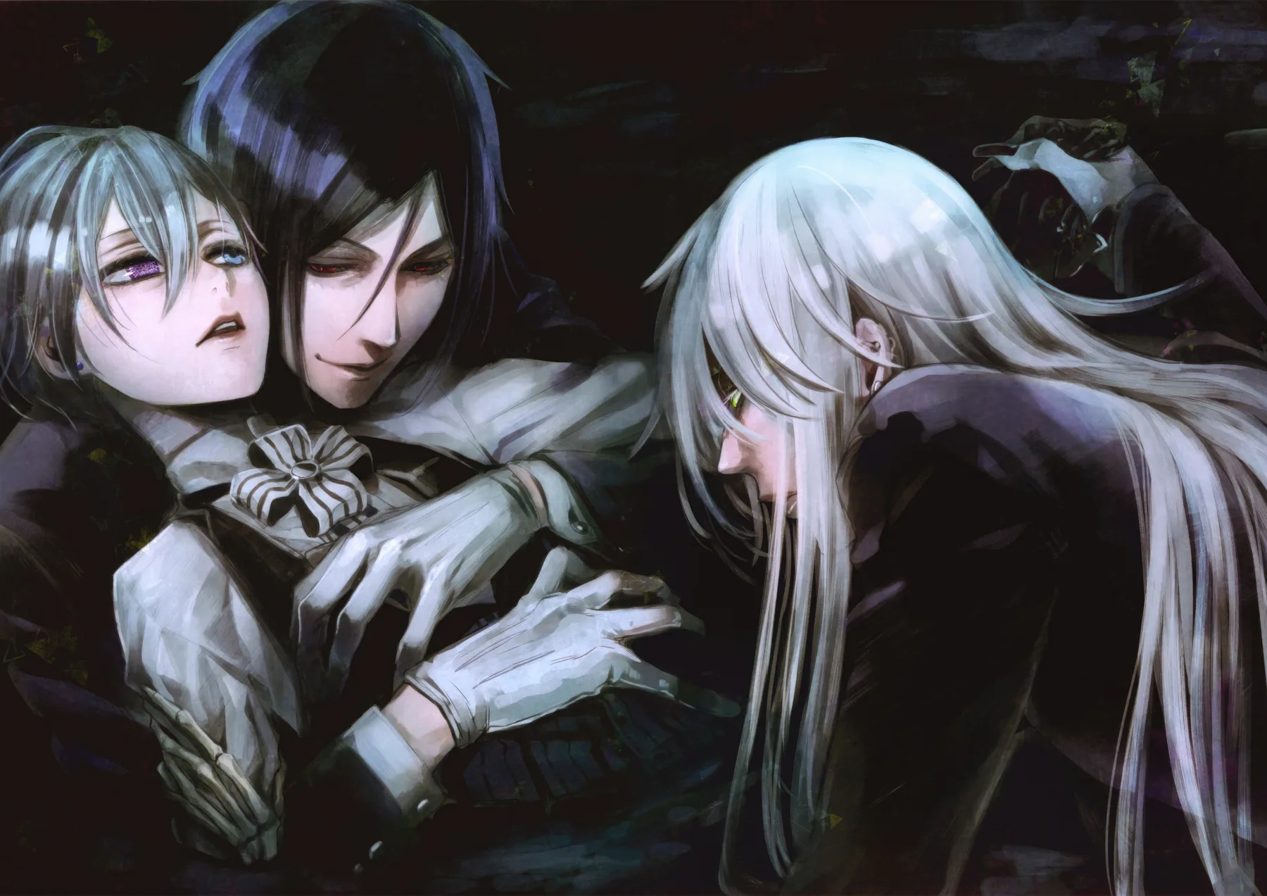 Kuroshitsuji Trio Oscuro Abrazo