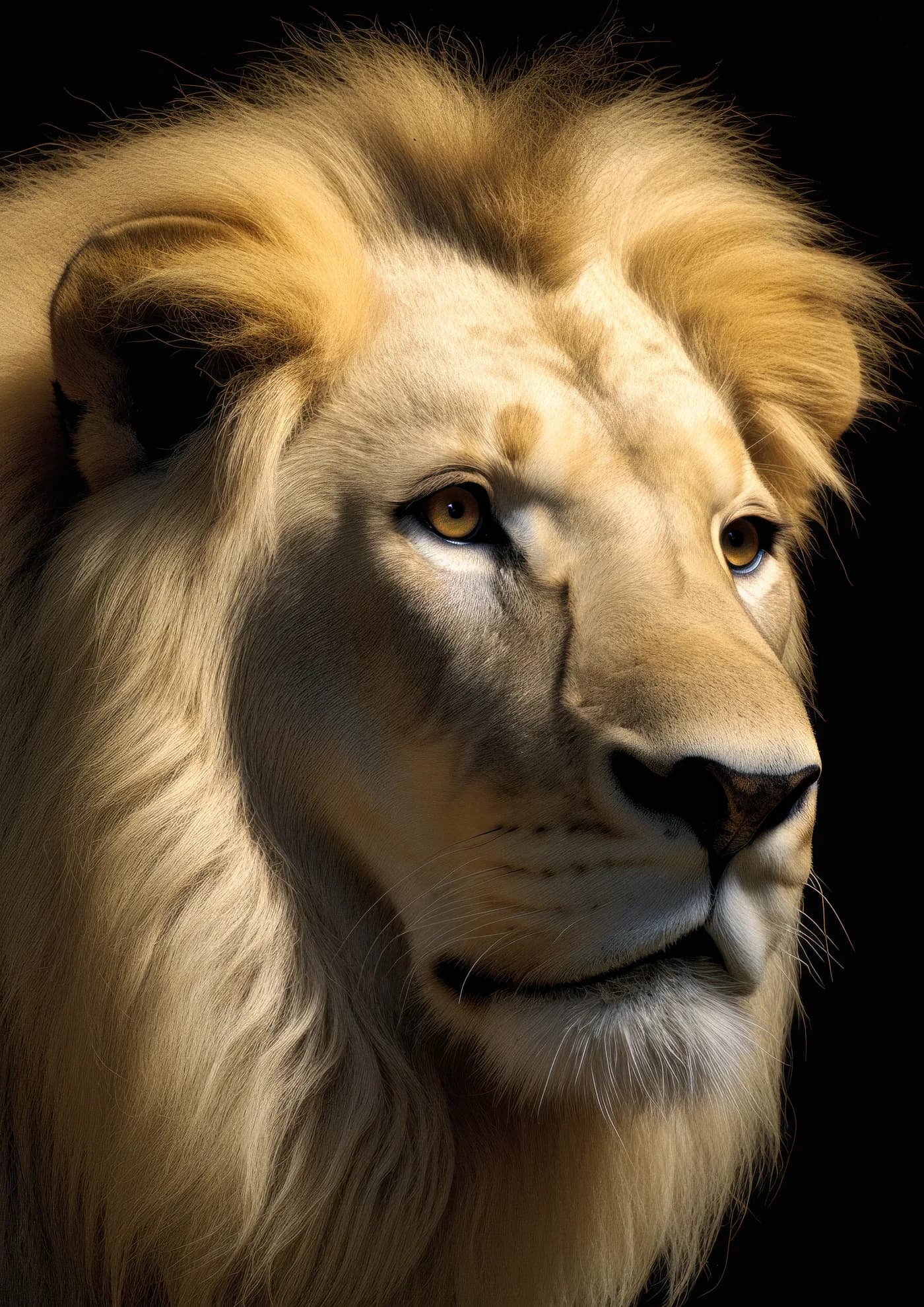 Leon Blanco Mirada Suave