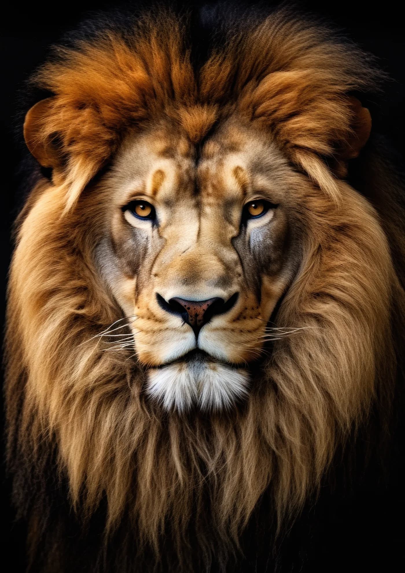 Leon Real Mirada Intensa