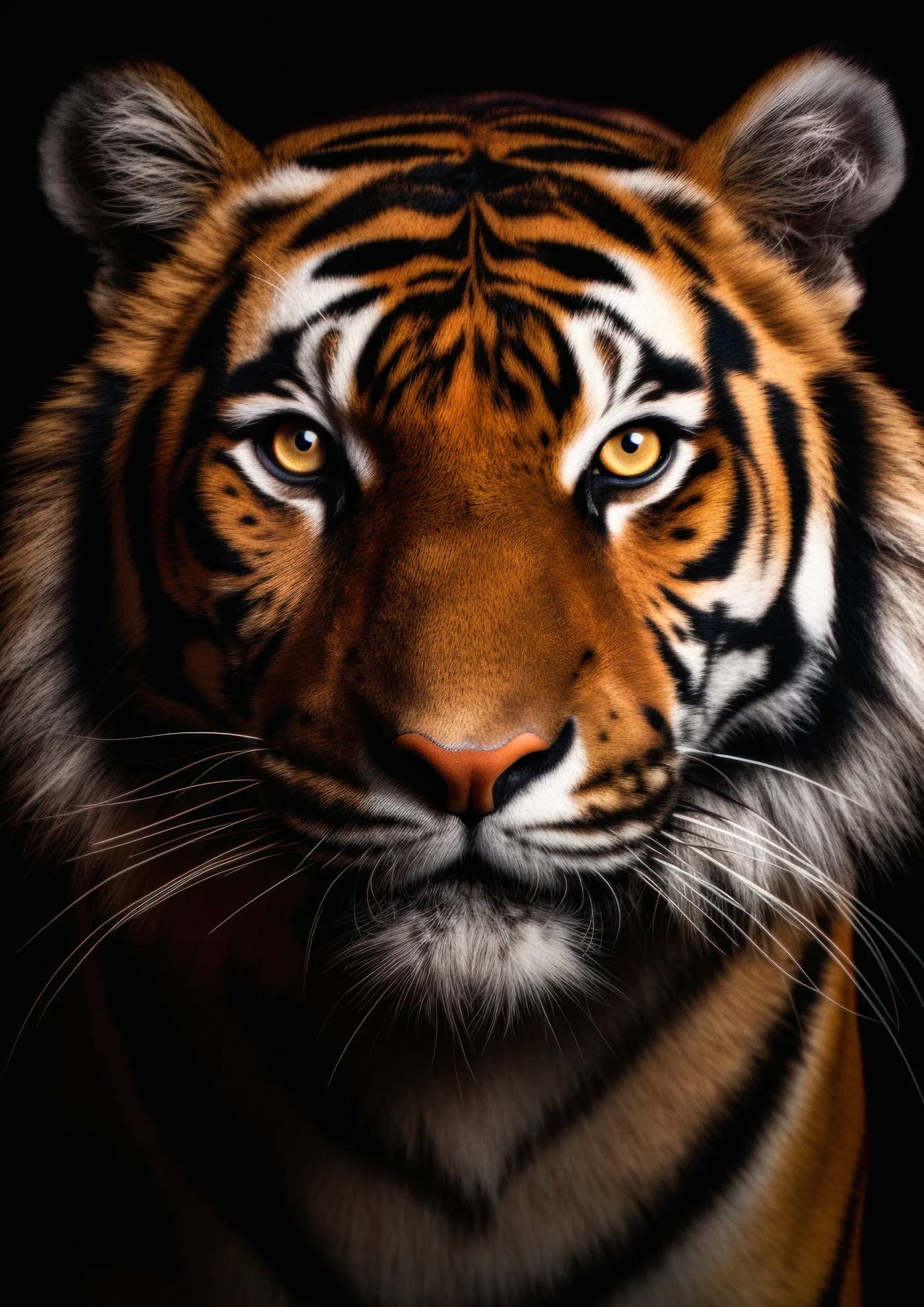 Tigre Retrato Pelaje Suave