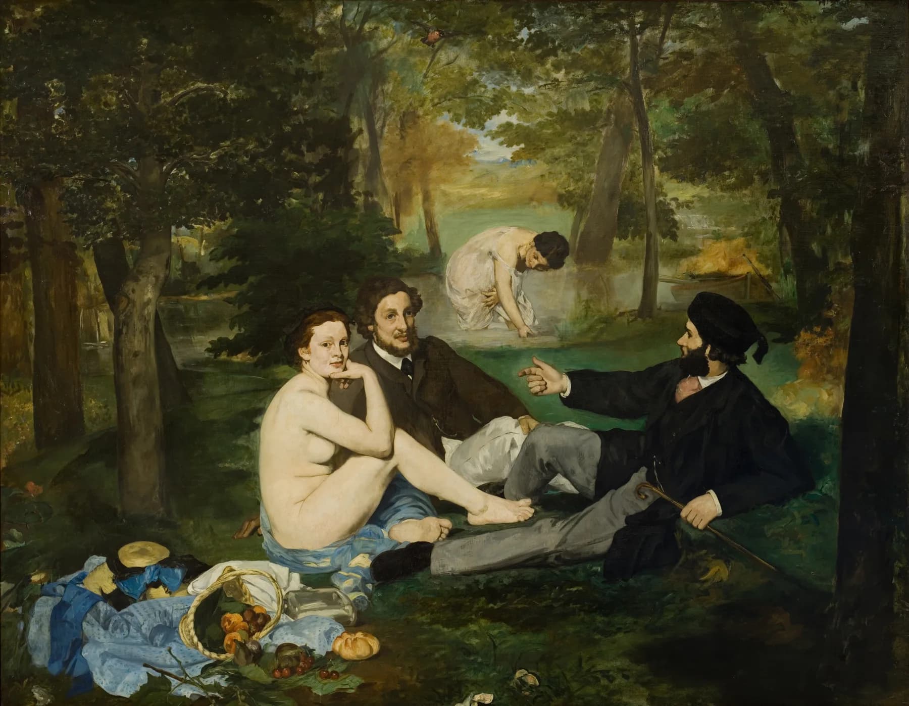 El Almuerzo sobre la Hierba - Manet