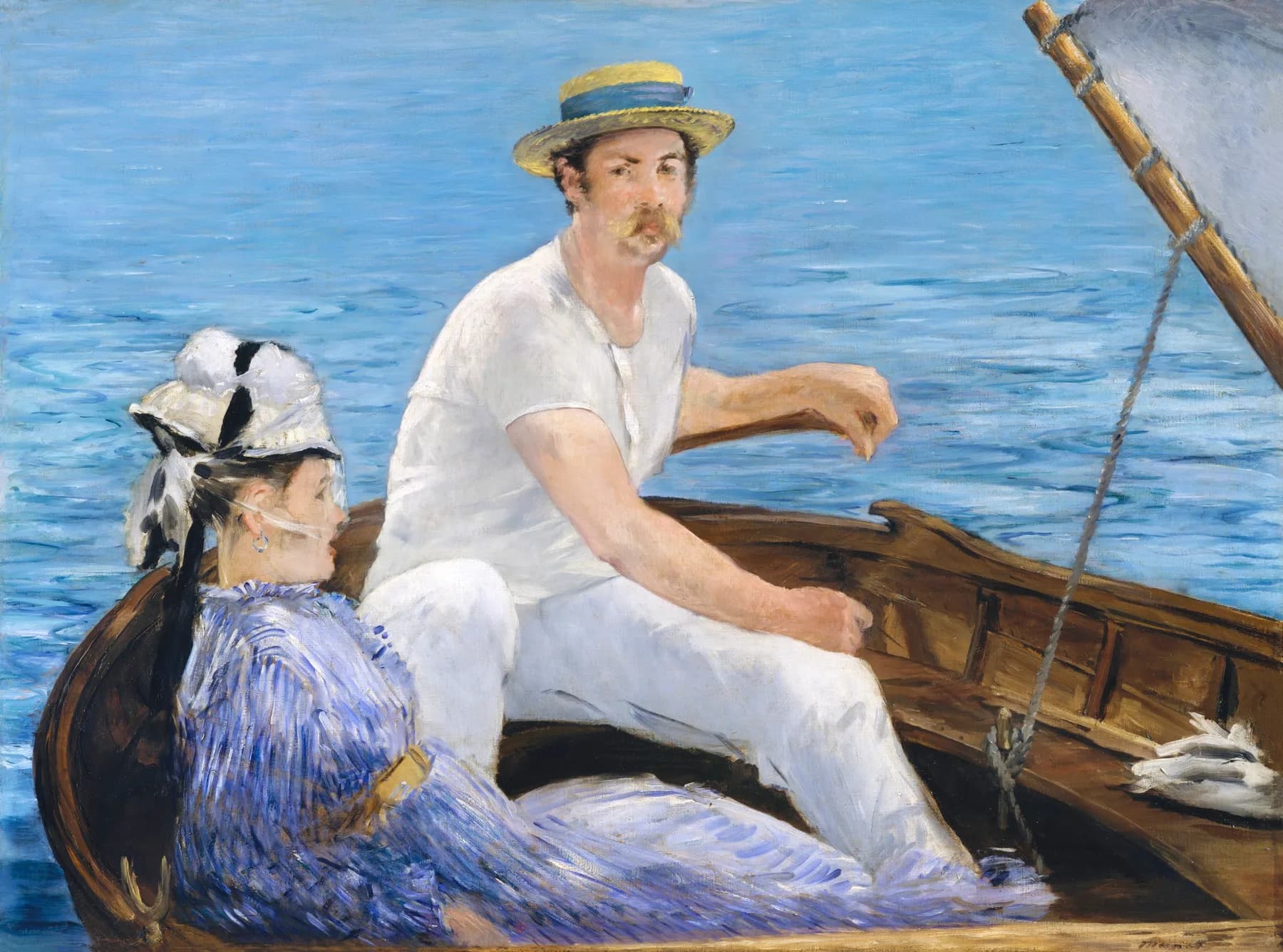 En el Bote - Manet