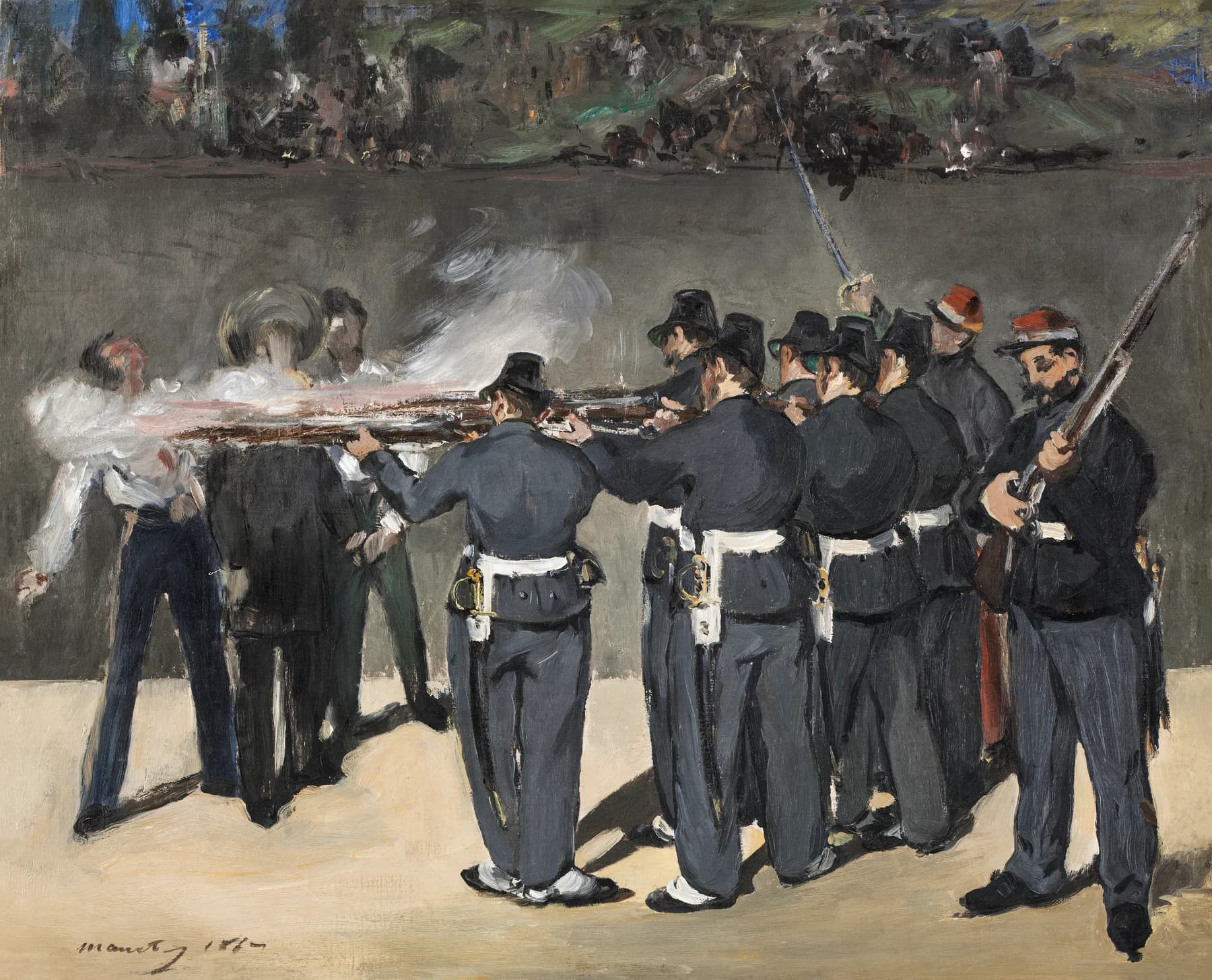La Ejecucion del Emperador Maximiliano - Manet