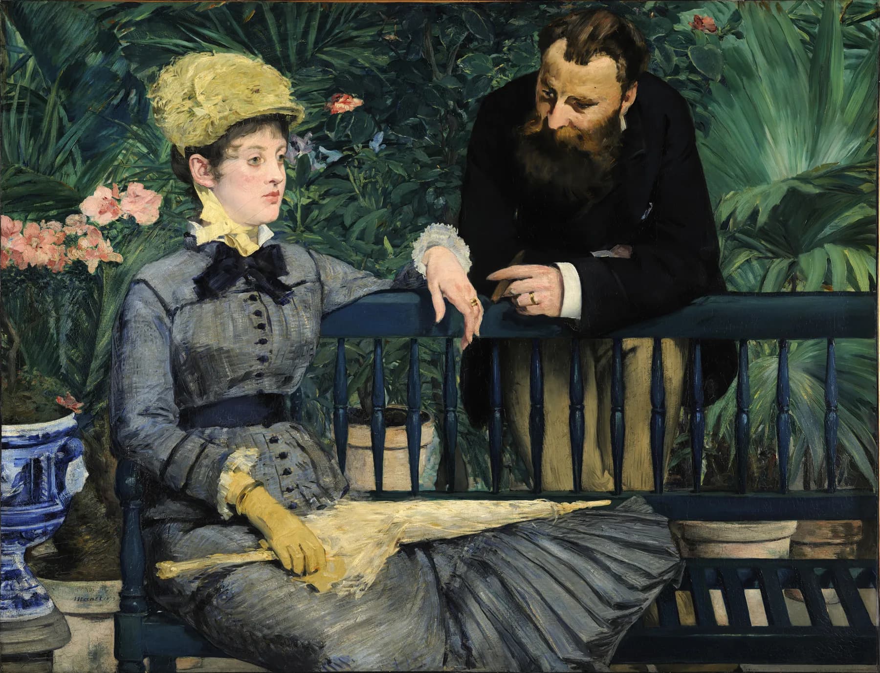 En el Cafe con Amigos - Manet