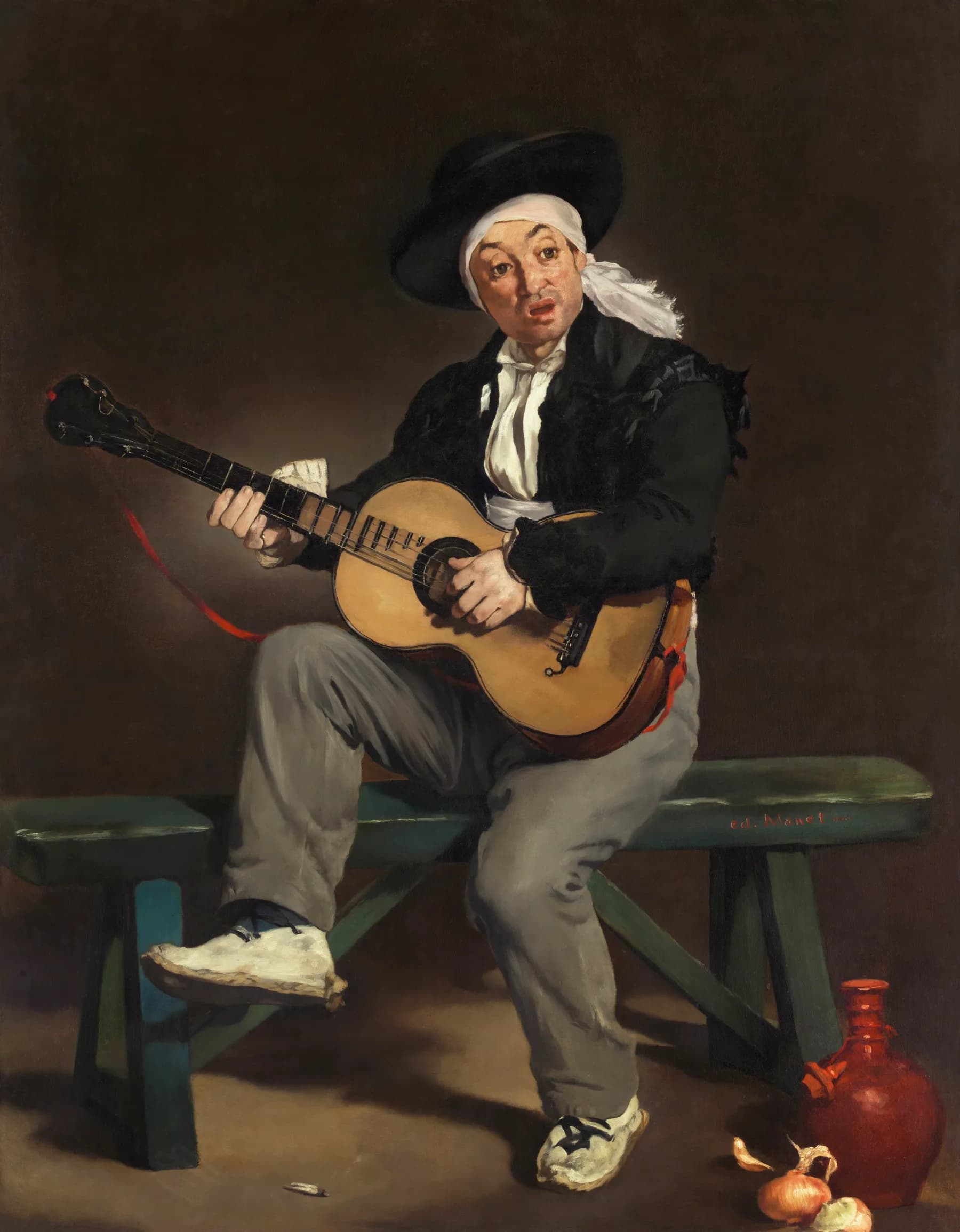 El Guitarrista Espanol - Manet