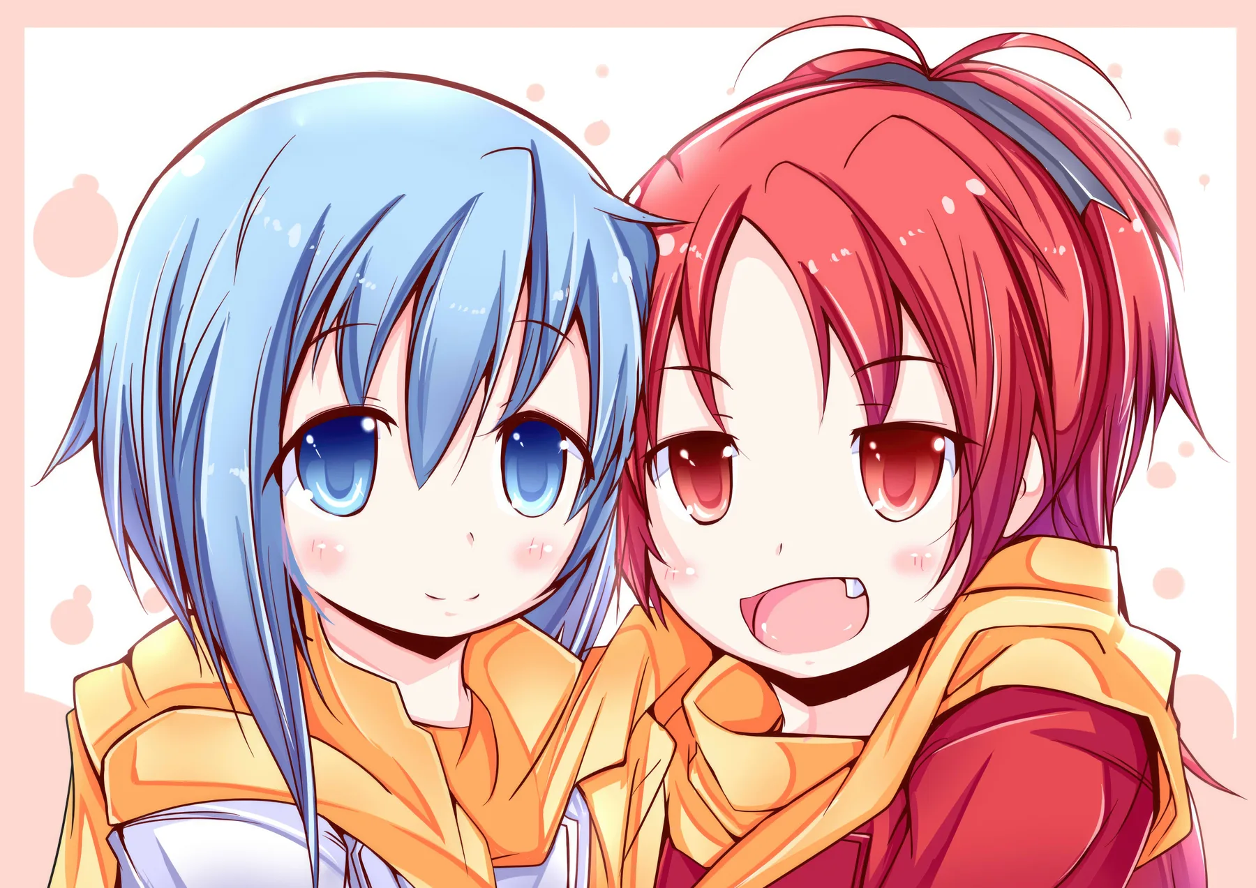 Sayaka Miki y Kyoko Sakura Primer Plano
