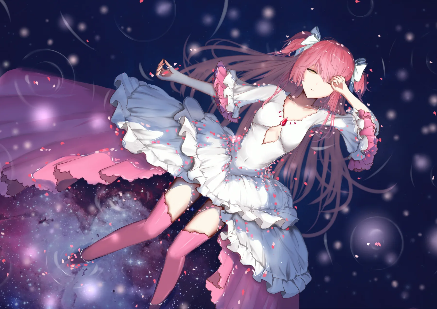 Madoka Magica Alas y Sangre Cayendo