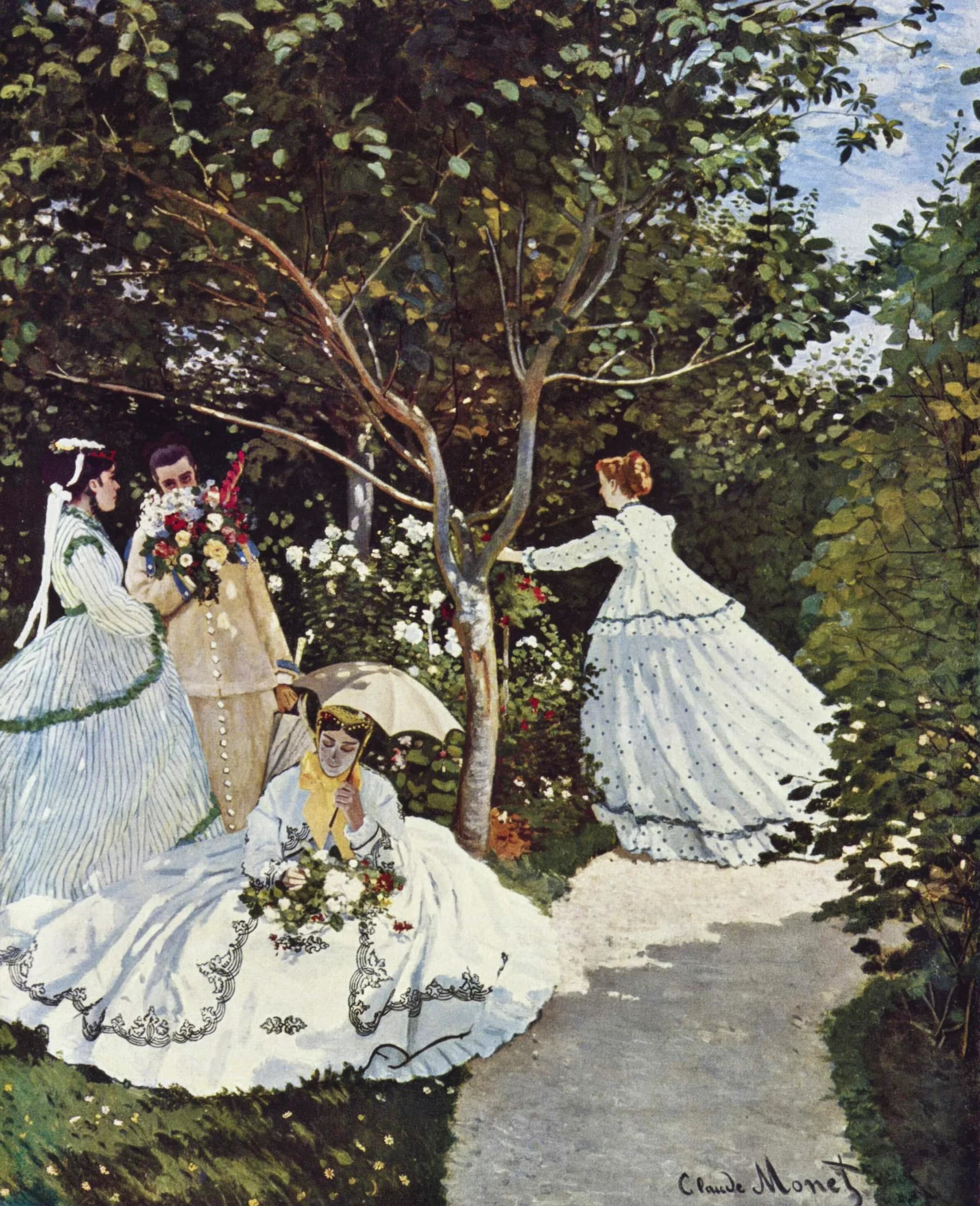 Mujeres en el Jardin - Claude Monet