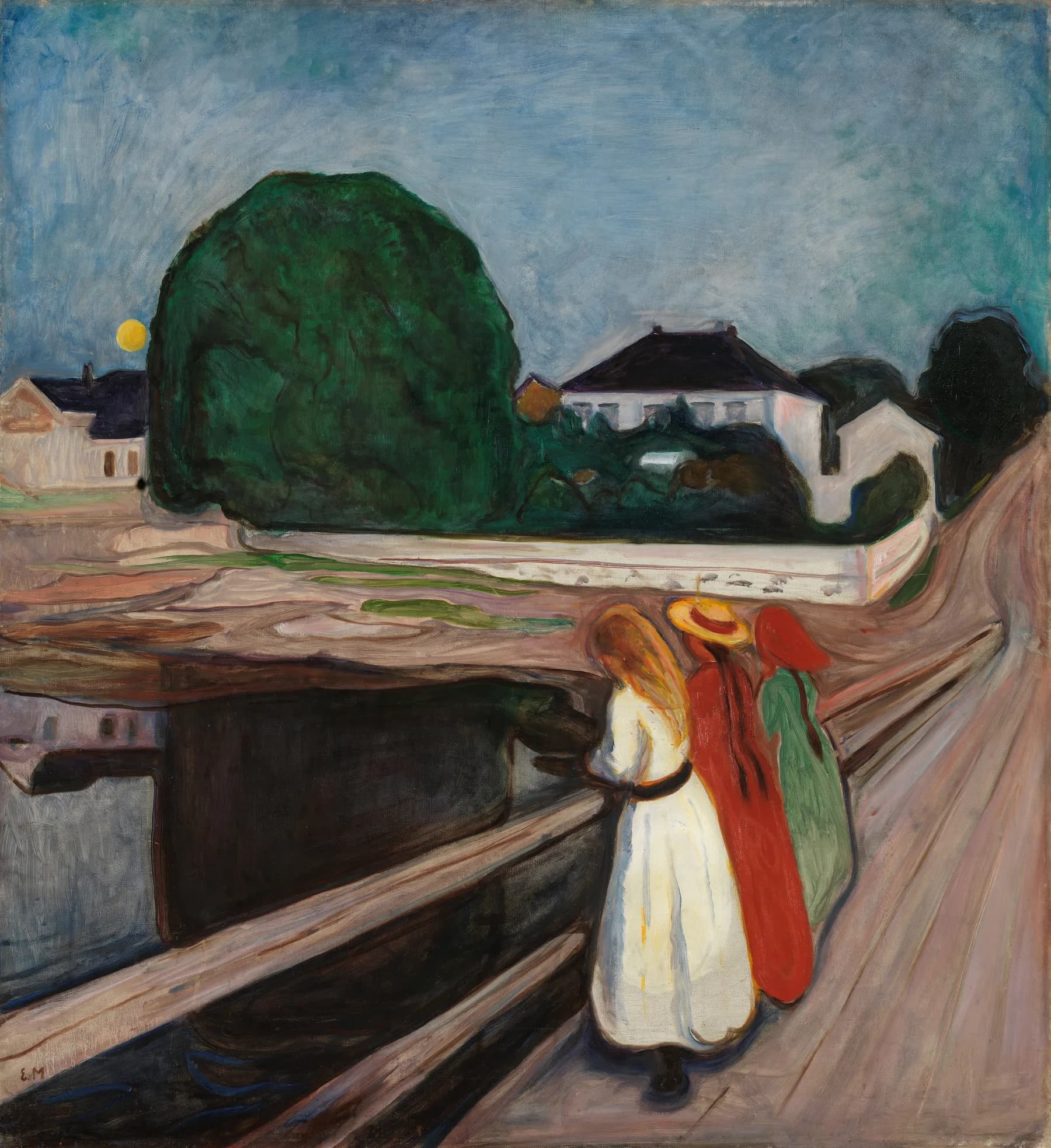 Nina en el Puente - Edvard Munch