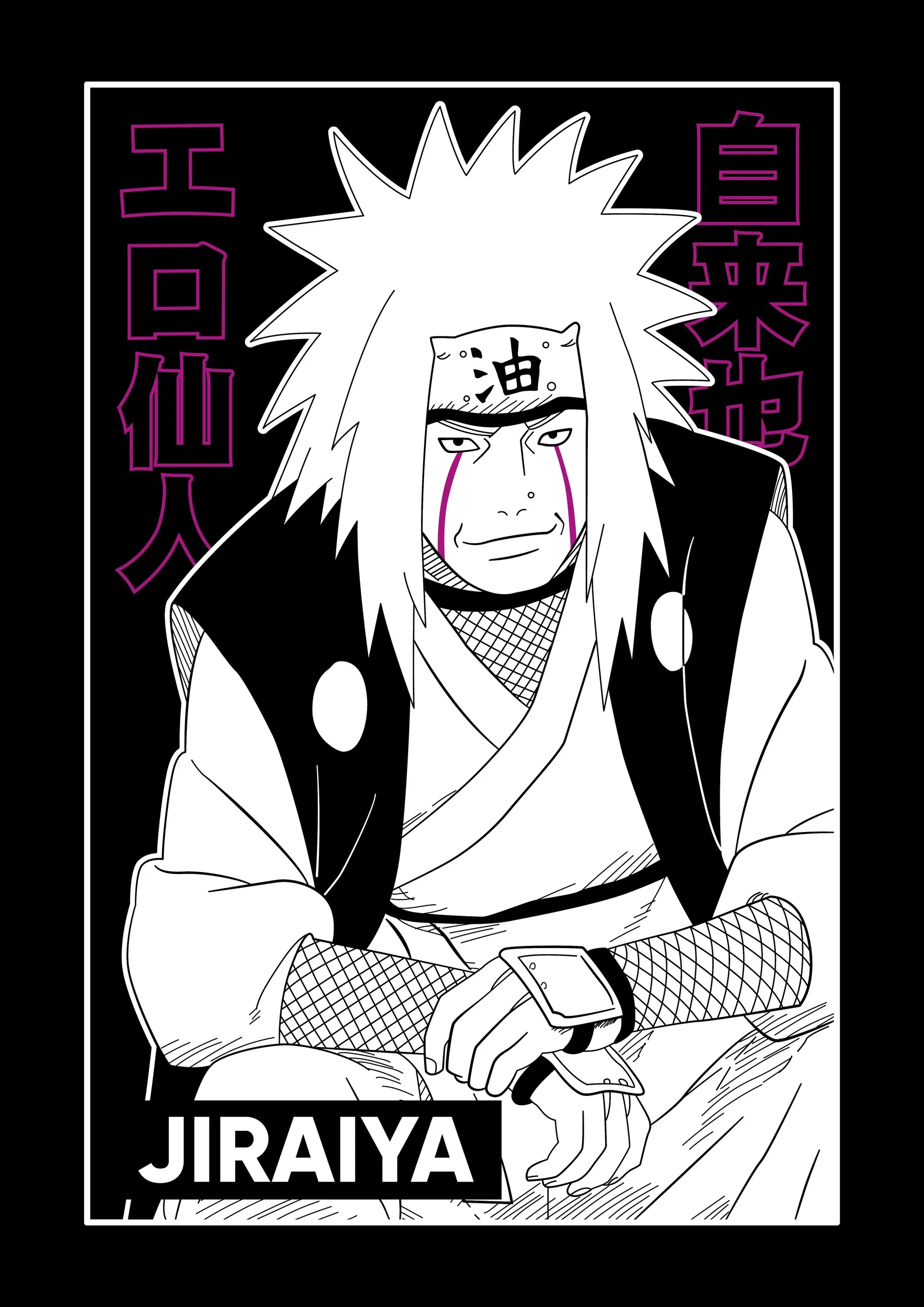 Jiraiya Ero Sennin Retrato