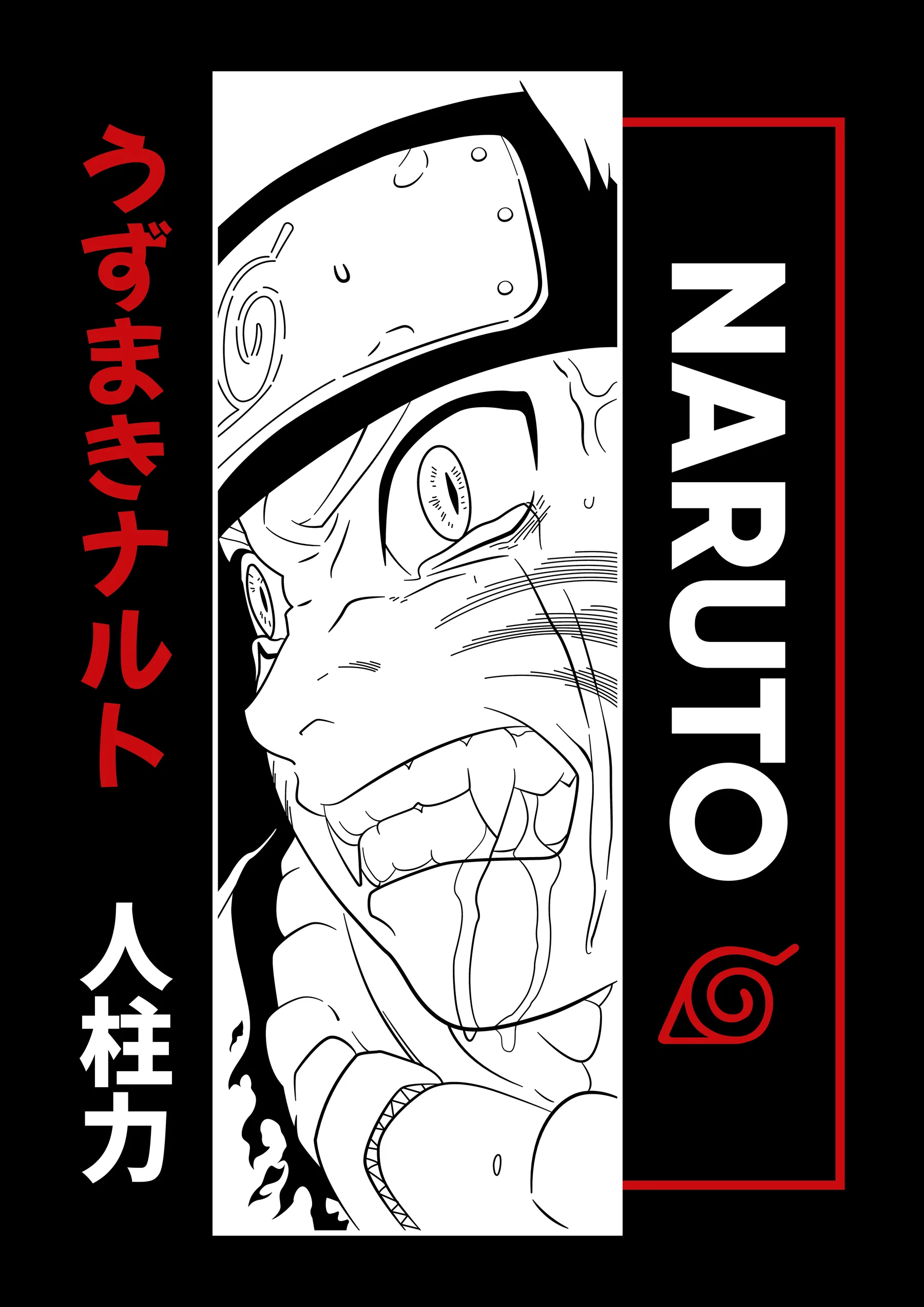 Naruto Kurama Transformación Jinchuriki