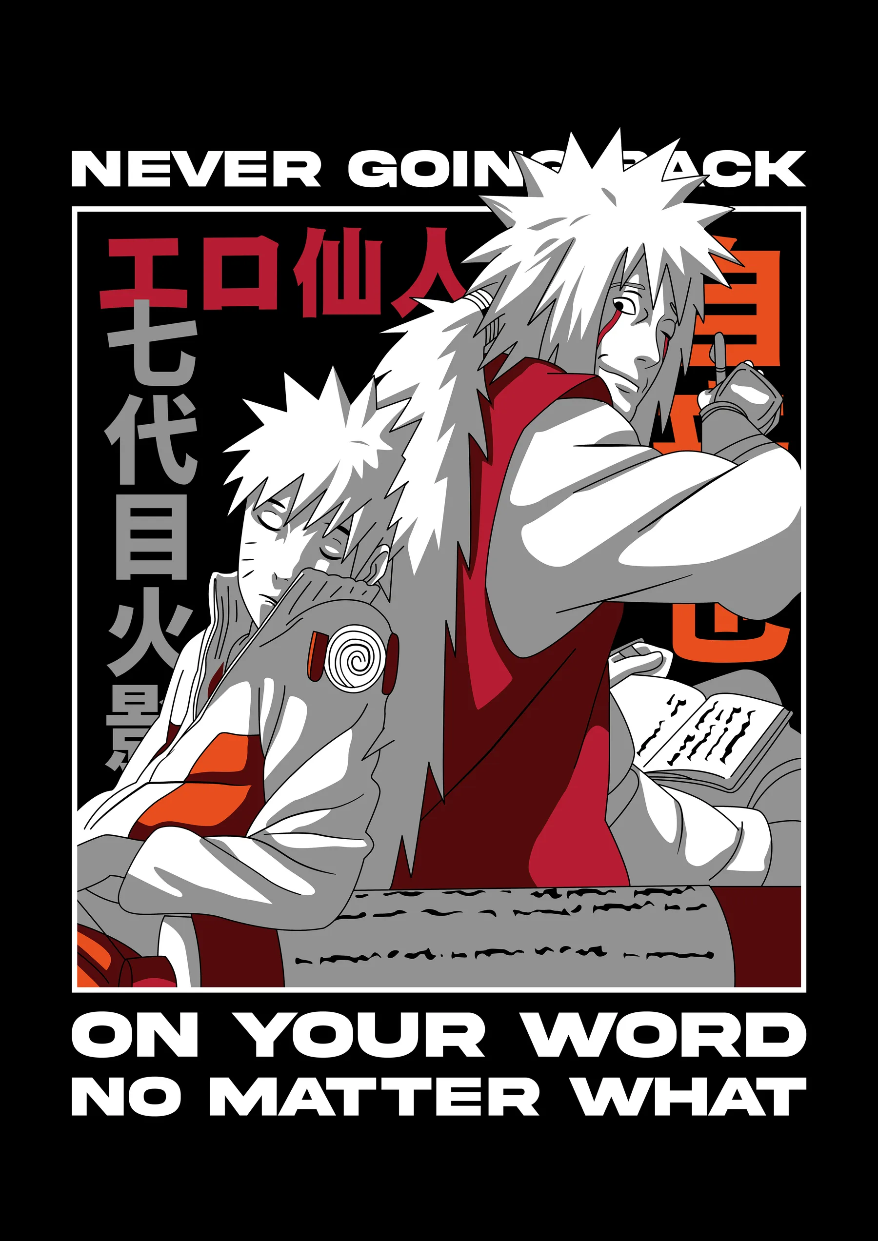 Naruto y Jiraiya Nunca Rompo mi Palabra