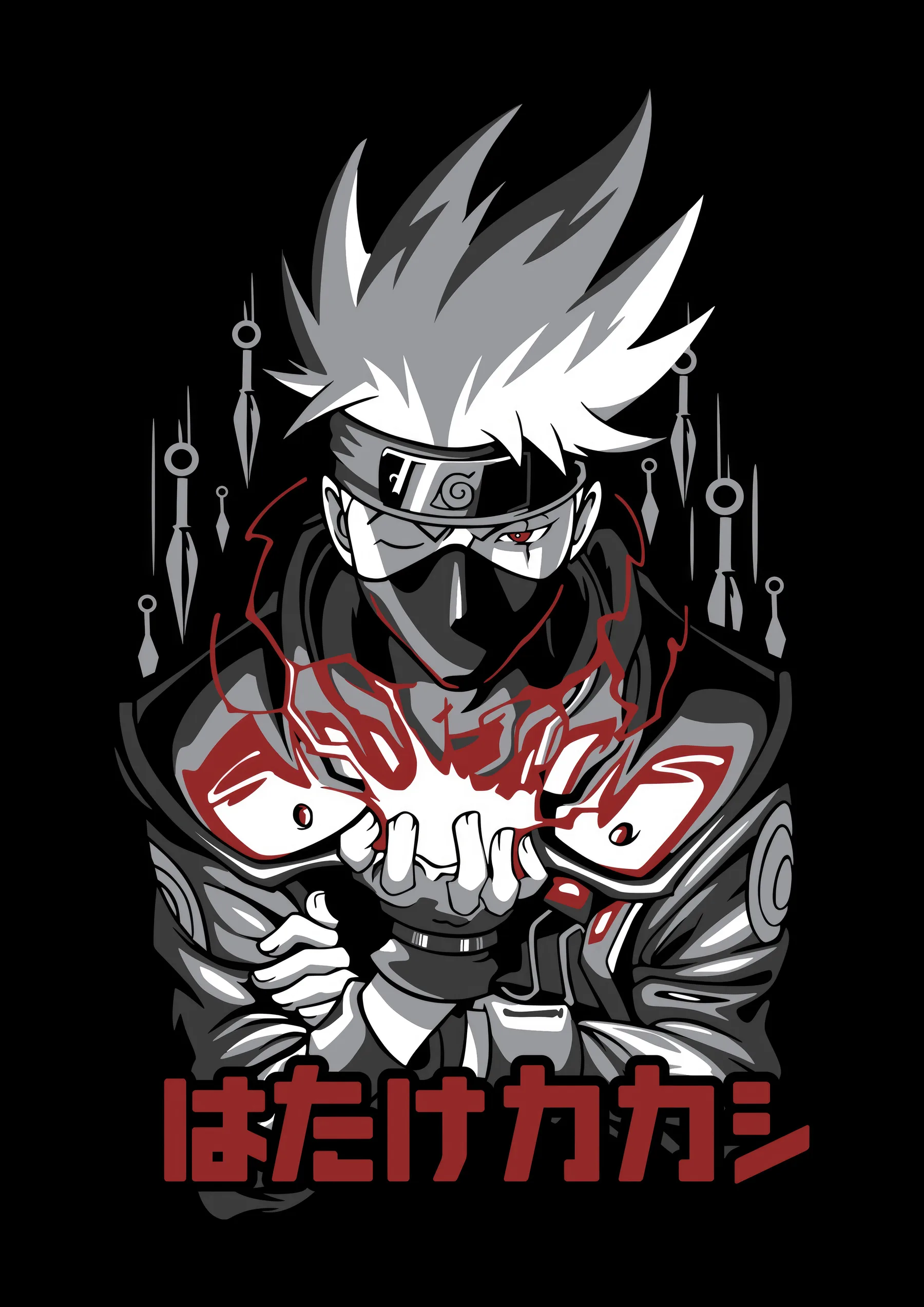 Kakashi Hatake Chidori Oscuro
