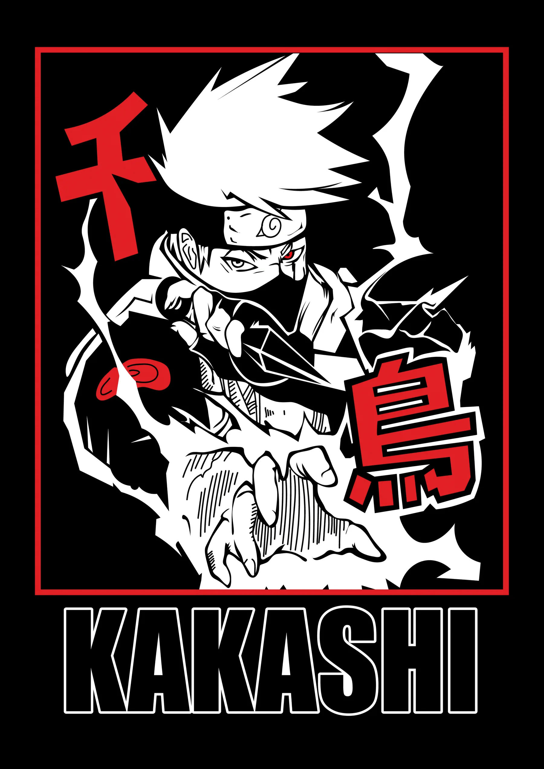 Kakashi Hatake Chidori Relámpago
