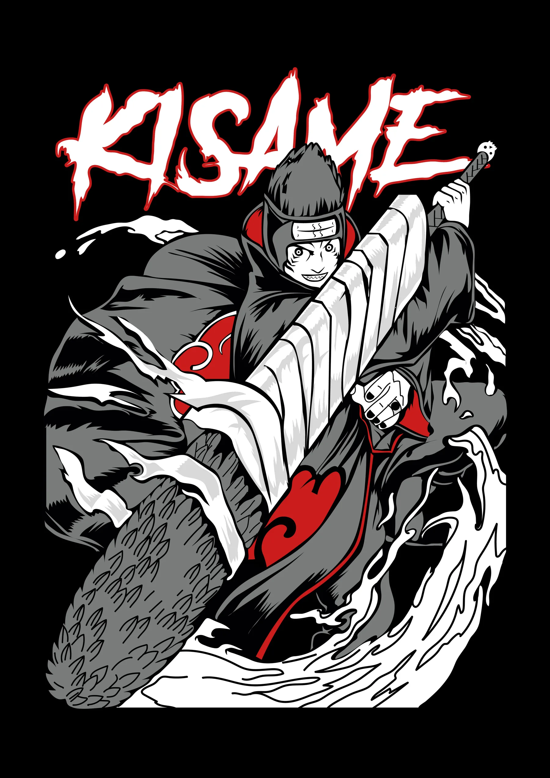 Kisame Hoshigaki Samehada Akatsuki