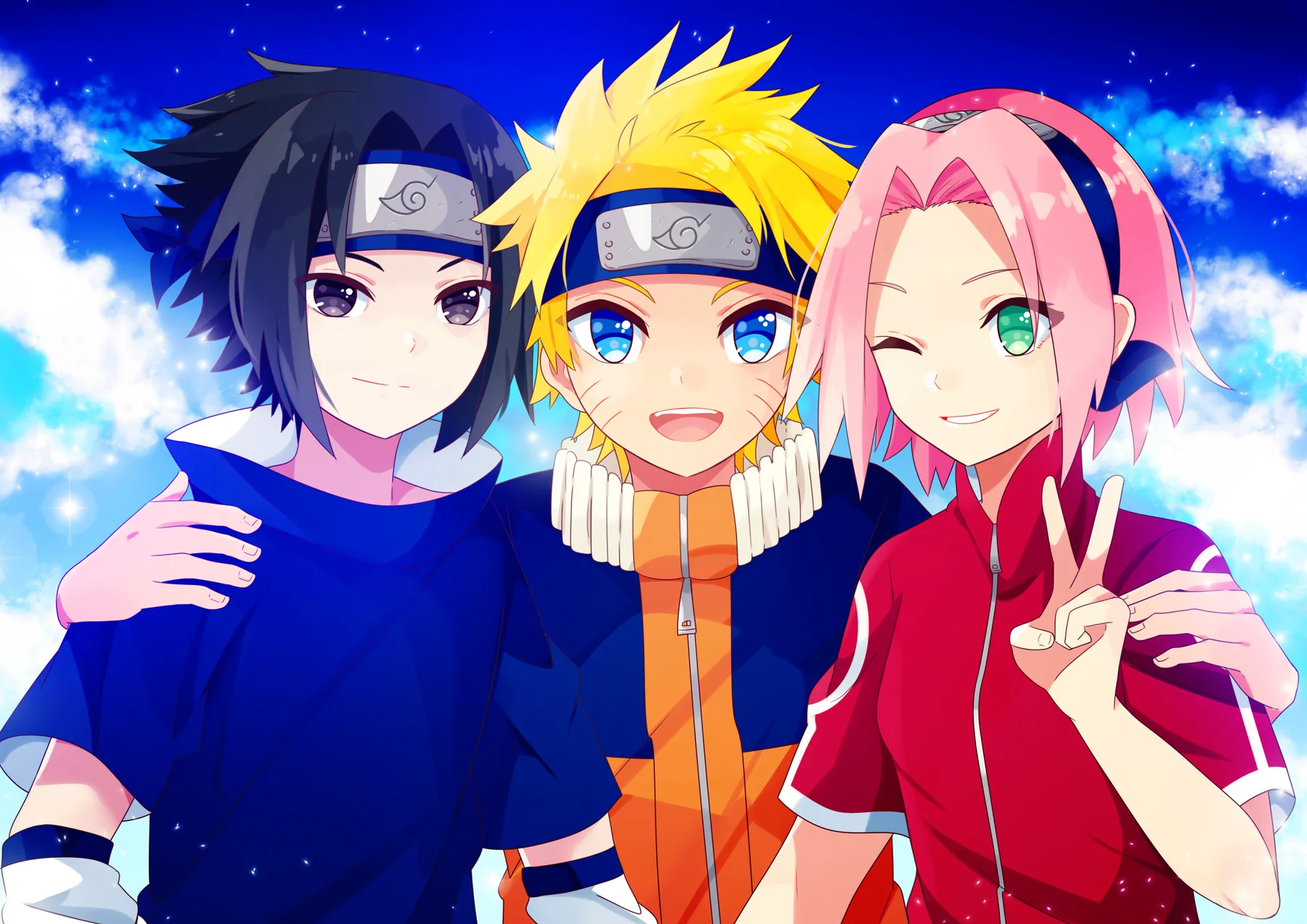 Equipo 7 Naruto Sasuke Sakura