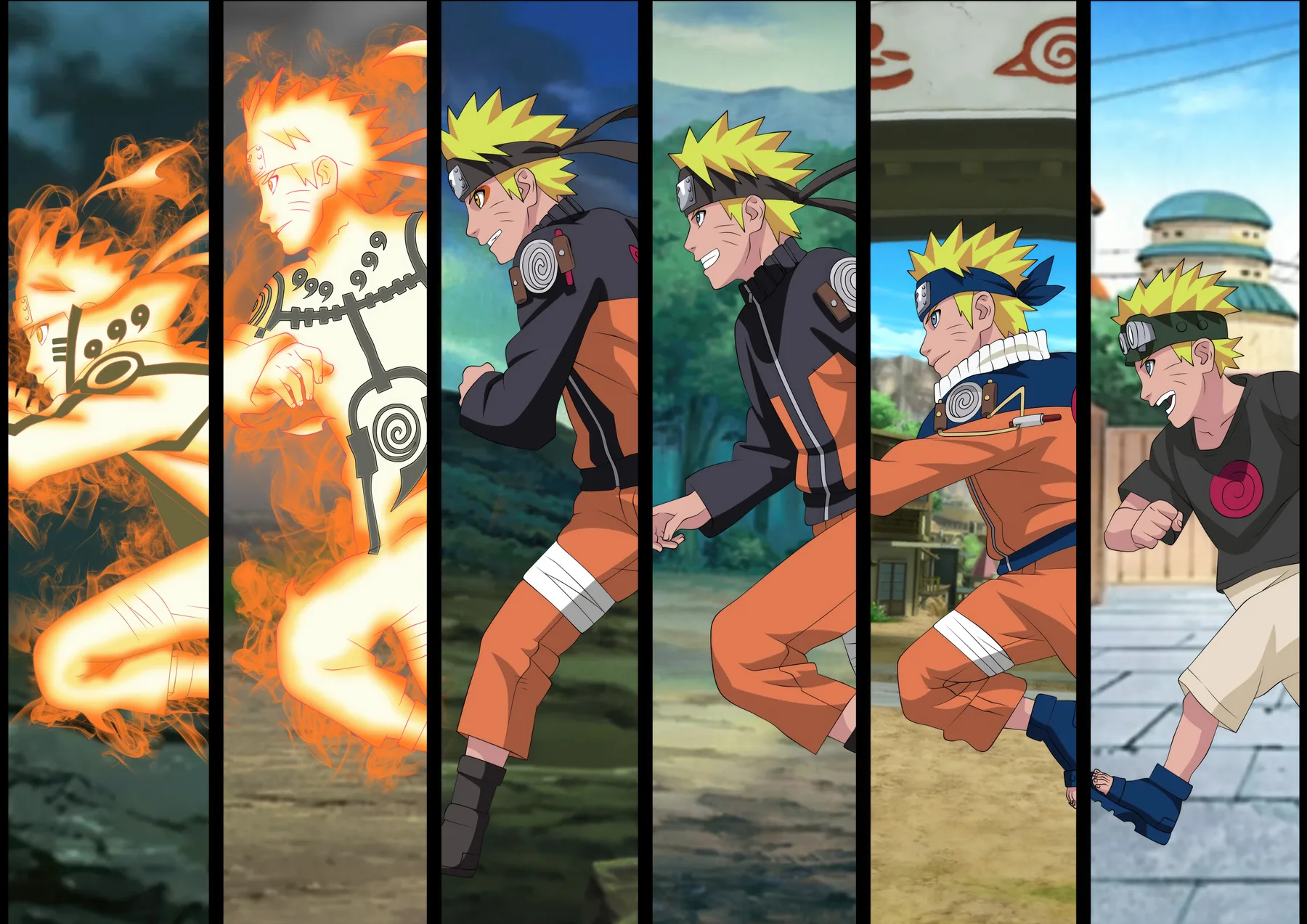 Naruto Evolución a Través del Tiempo