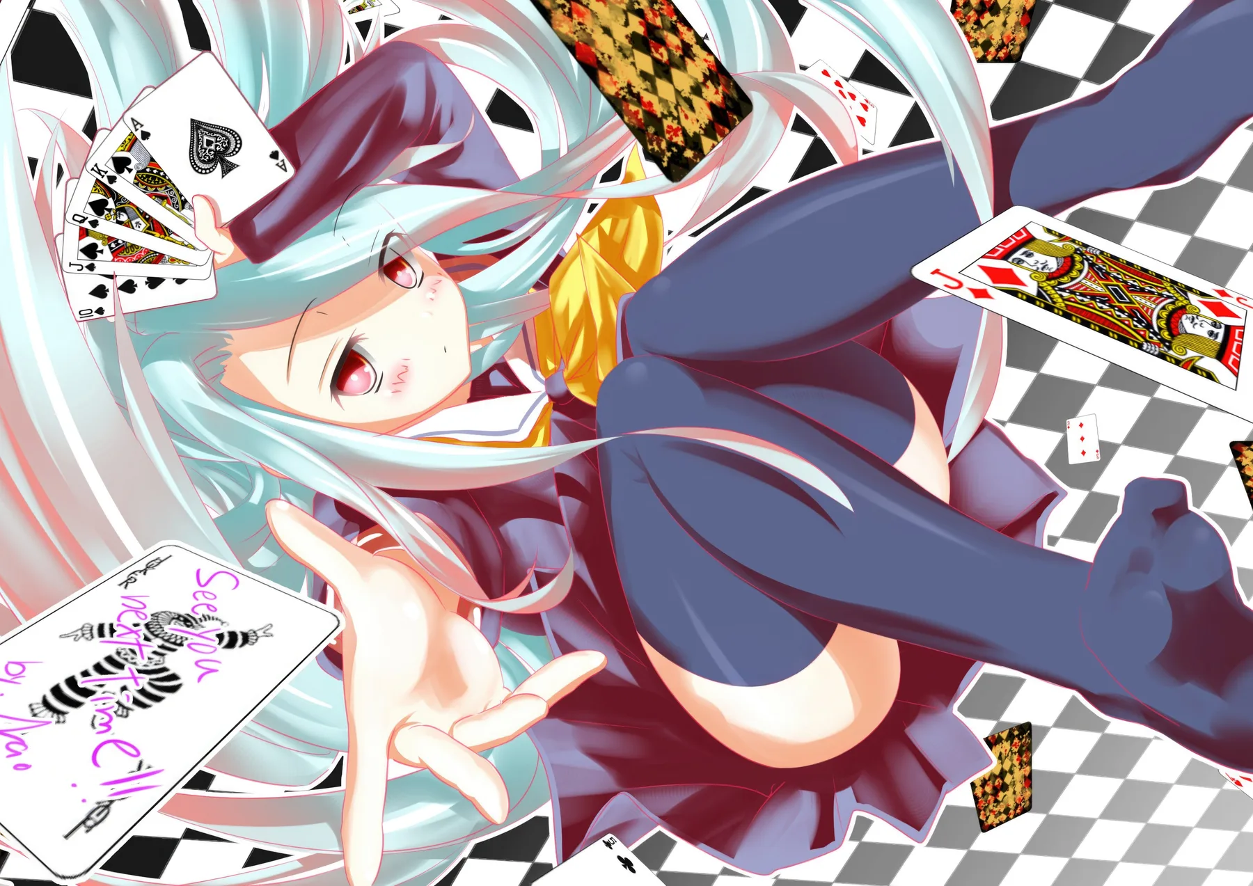Shiro con Cartas No Game No Life