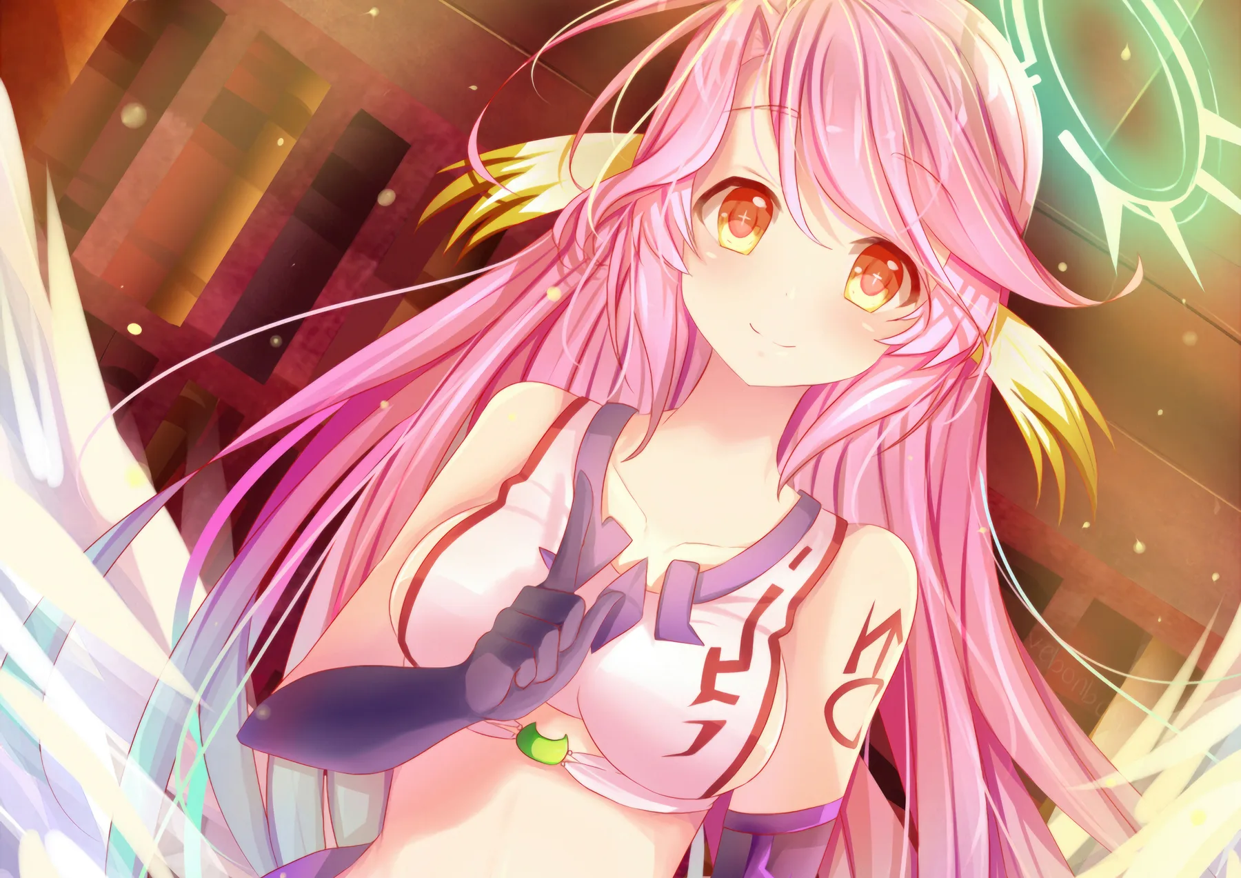 Jibril con Circulo Magico No Game No Life