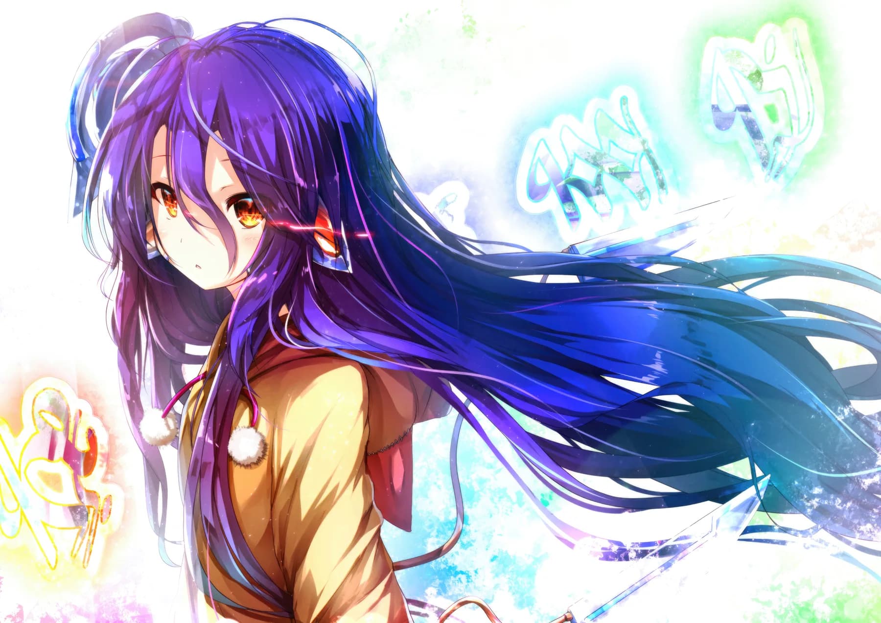 No Game No Life Retrato Perfil Azul