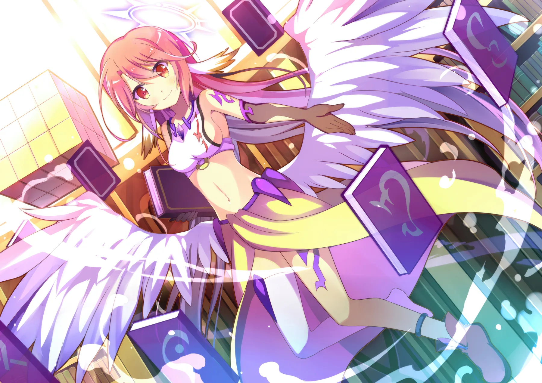 Jibril con Alas y Libros No Game No Life