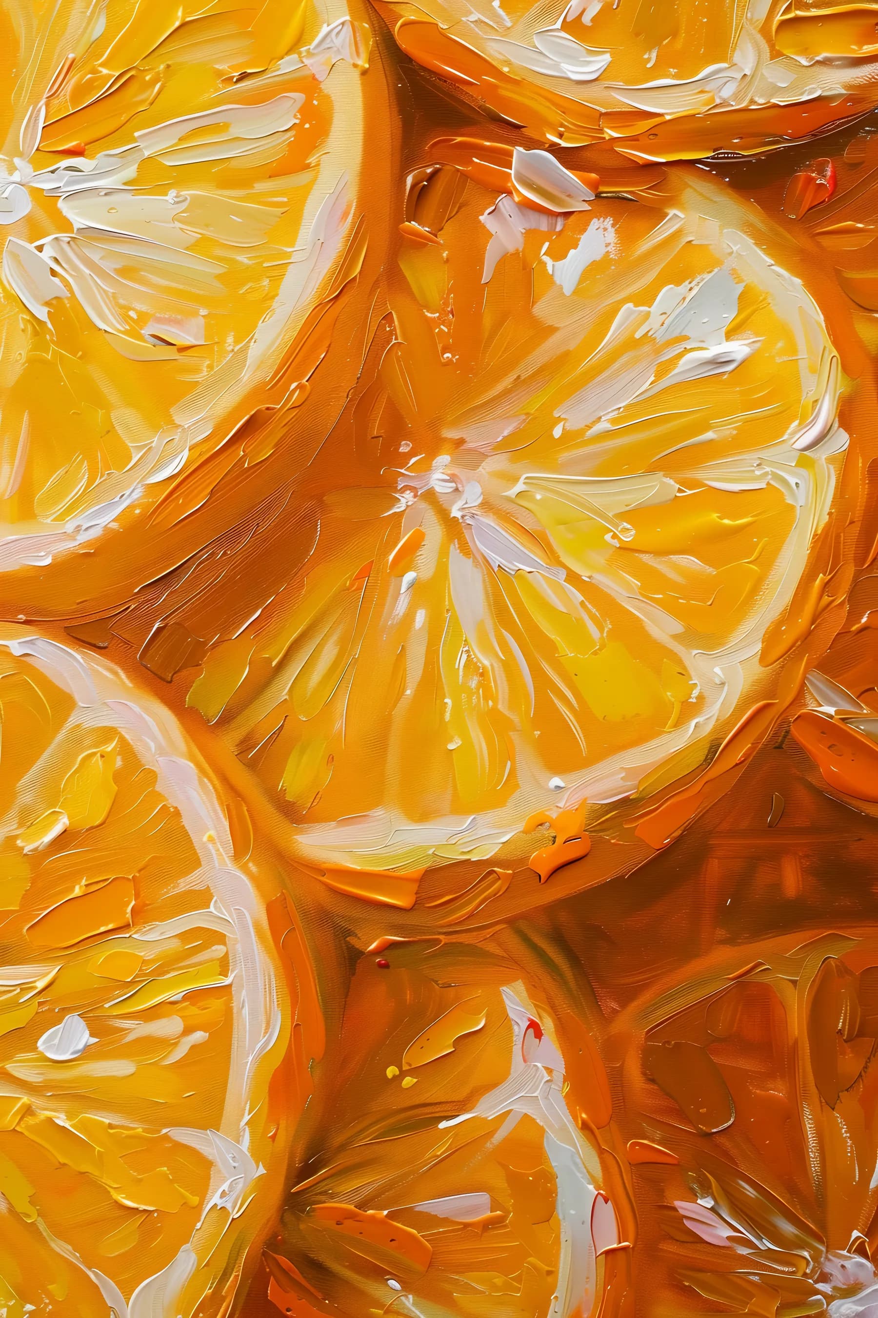 Naranjas en Rodajas Estilo Oleo