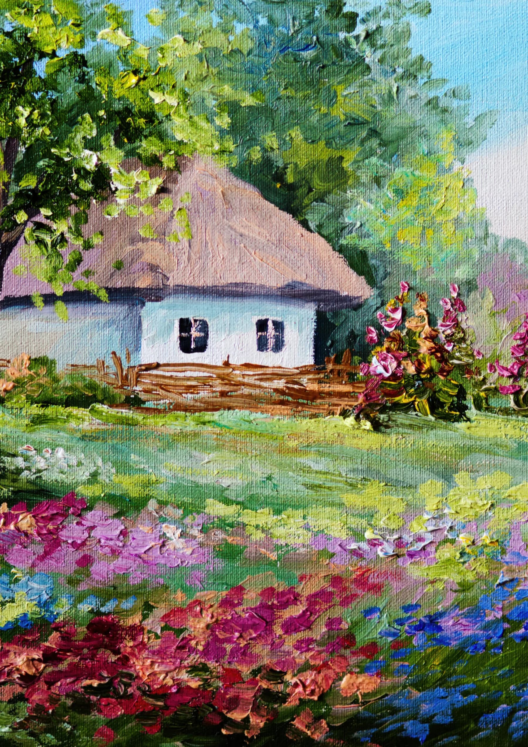 Casa de Campo con Jardin Florido