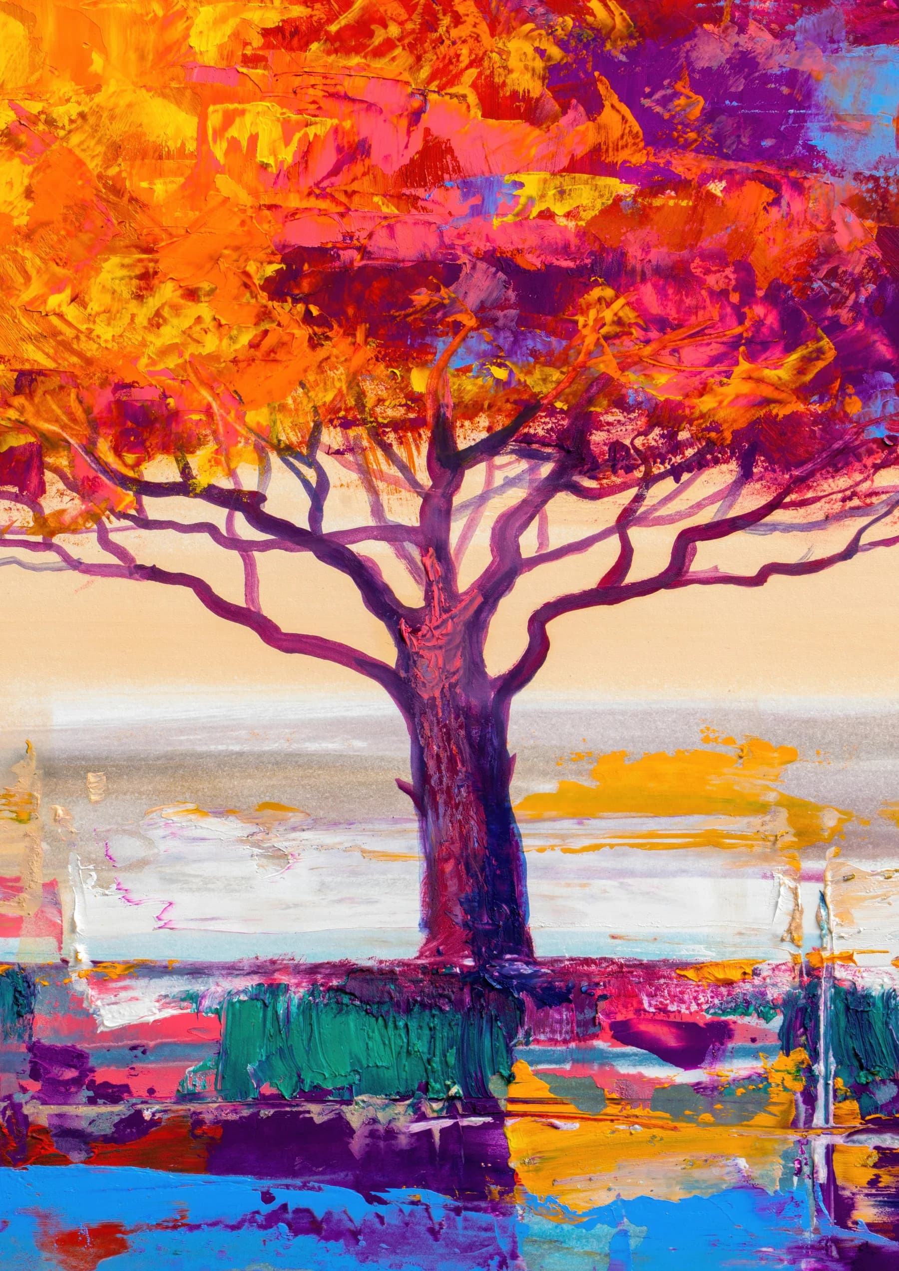 Arbol de Otono Colorido