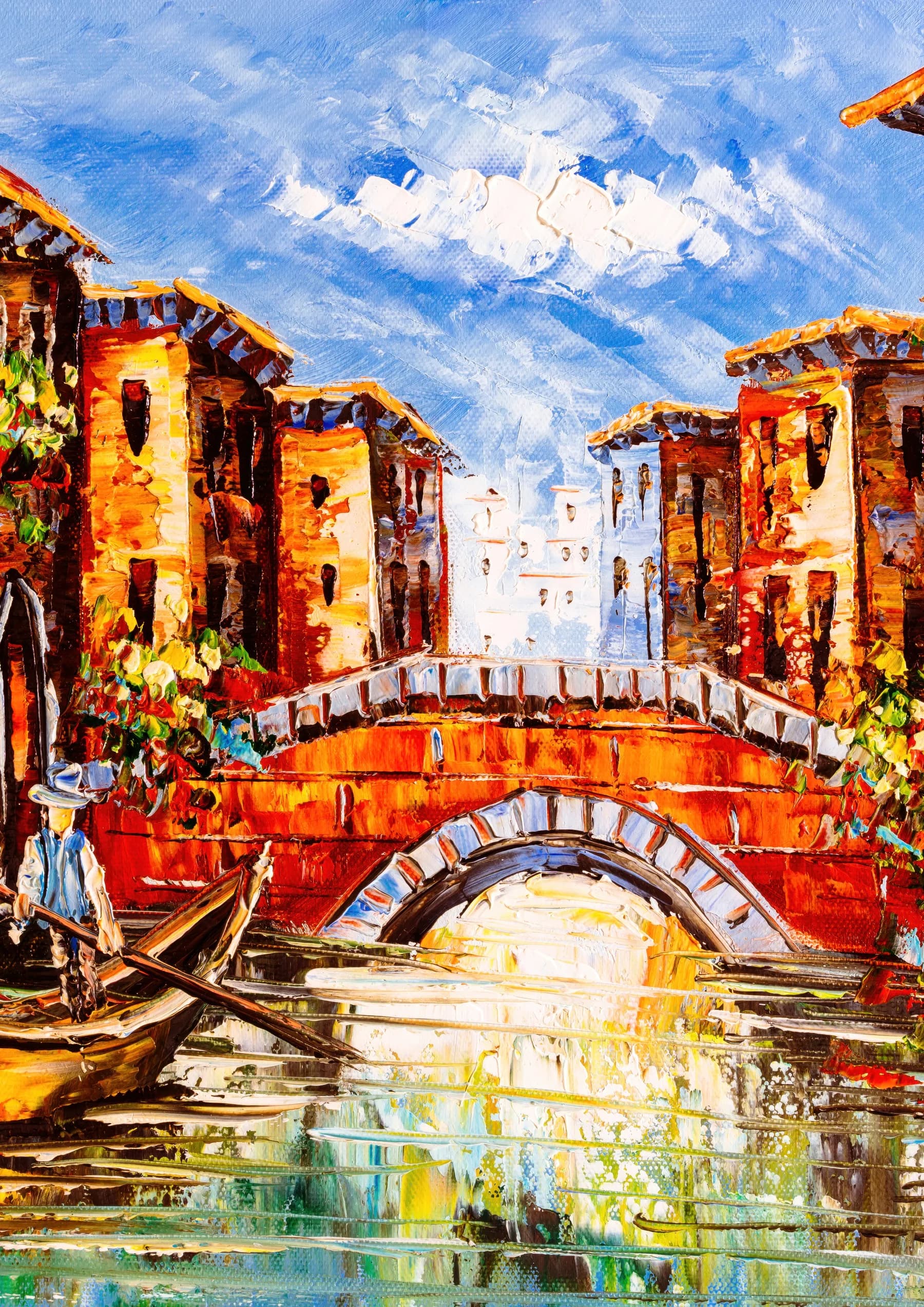 Venecia Puente y Gondola