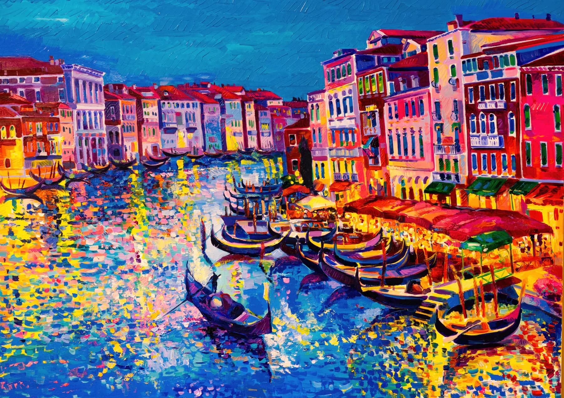 Venecia Vista Aerea Colorida